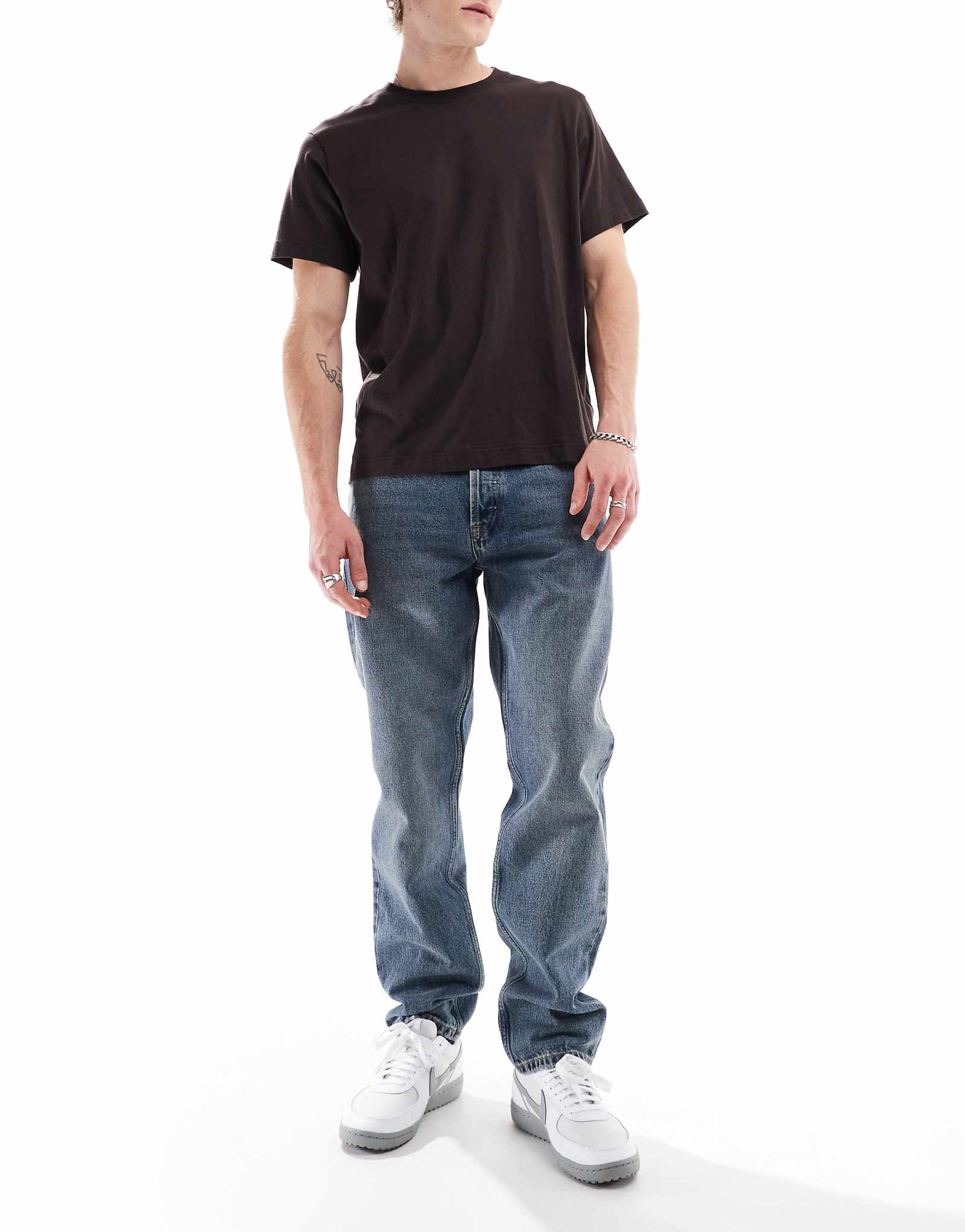 Джинсы Dr. Denim Rush обычного кроя темно-синего цвета canyon mid vintage