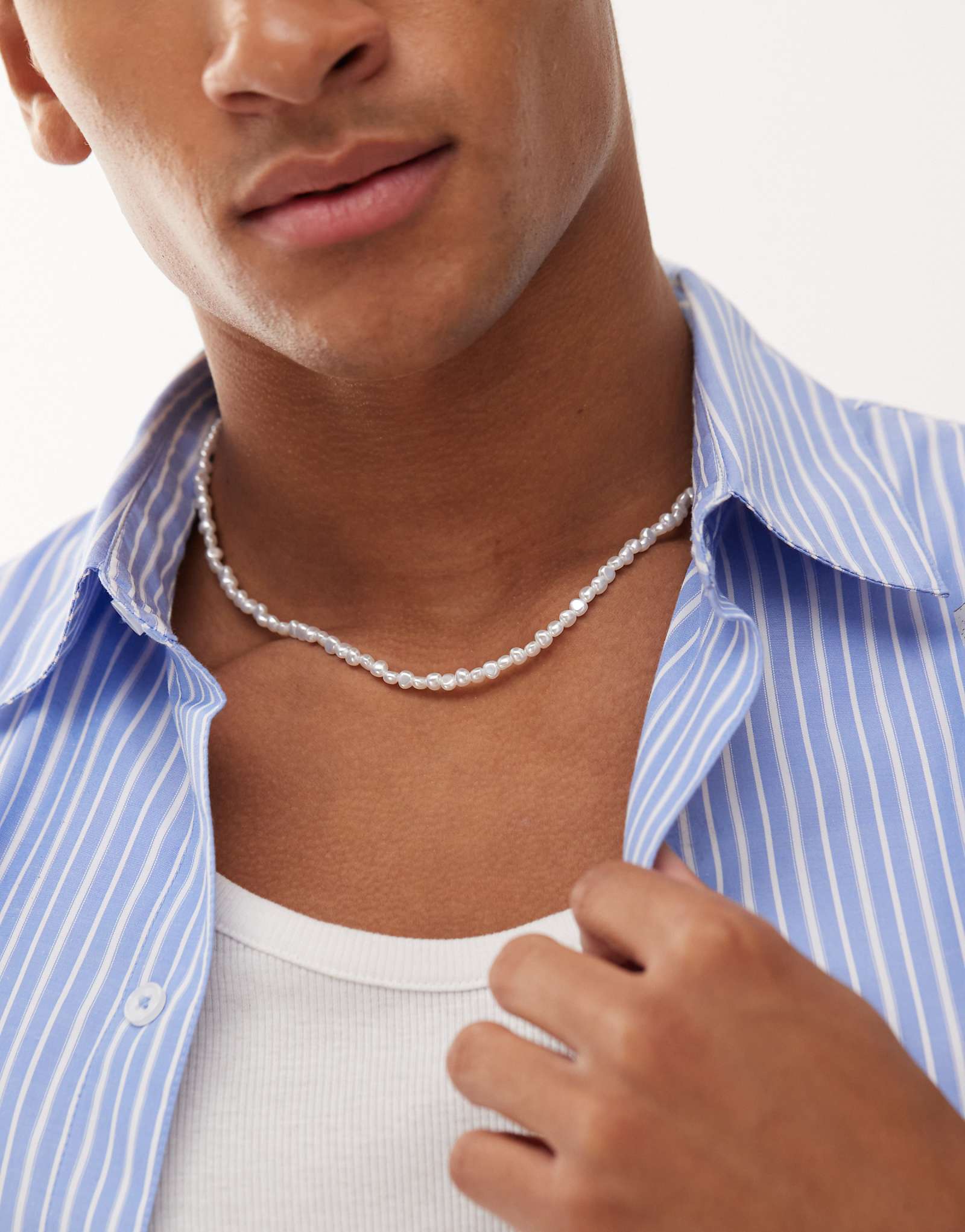 Колье из бисера Classics 77 с жемчугом