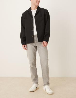 ДИЗАЙНЕРСКИЕ джинсы ASOS зауженного силуэта серого цвета