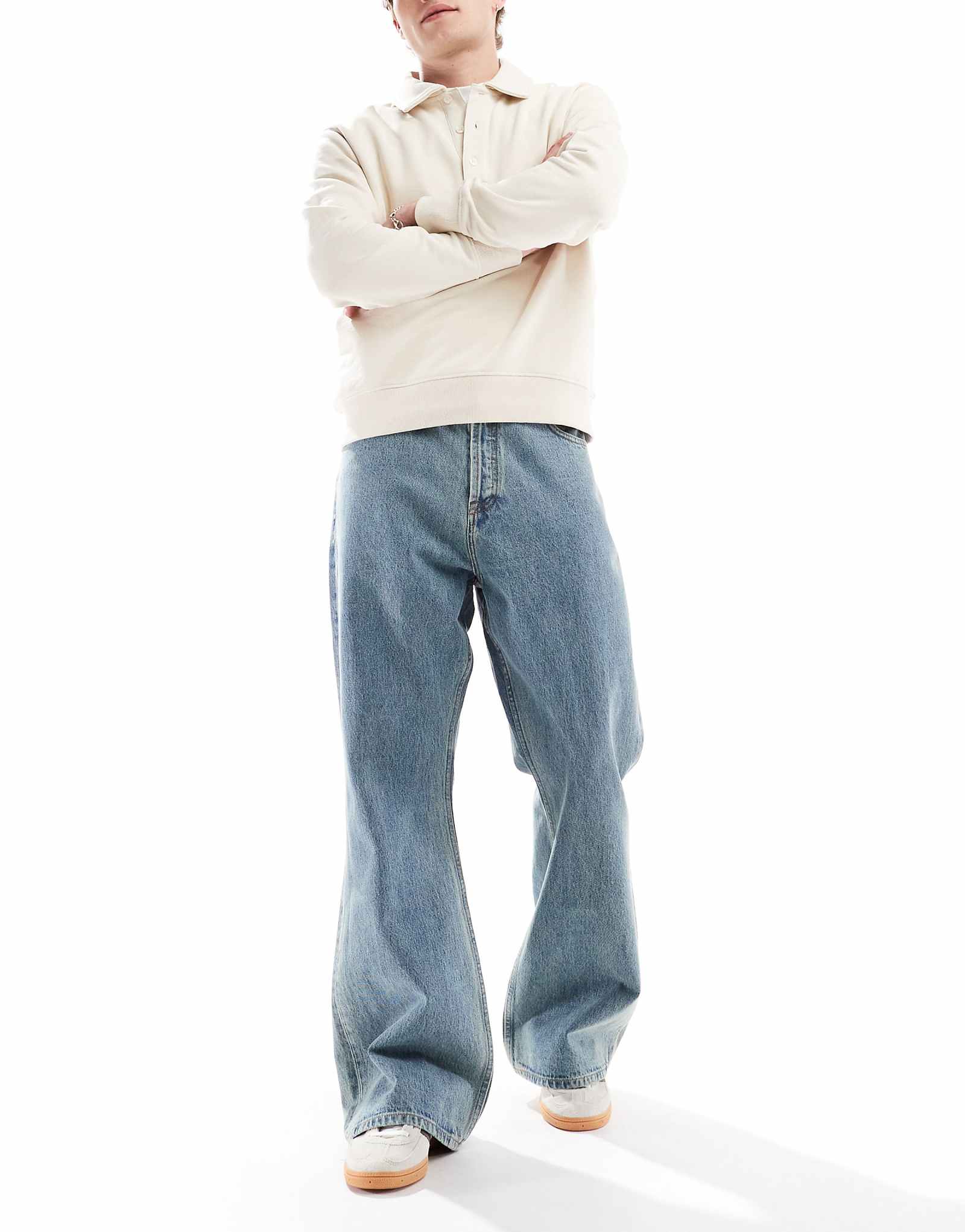 Джинсы Dr Denim Rift с укороченными штанинами в стиле ретро canyon sky темно-синего цвета 24890₽