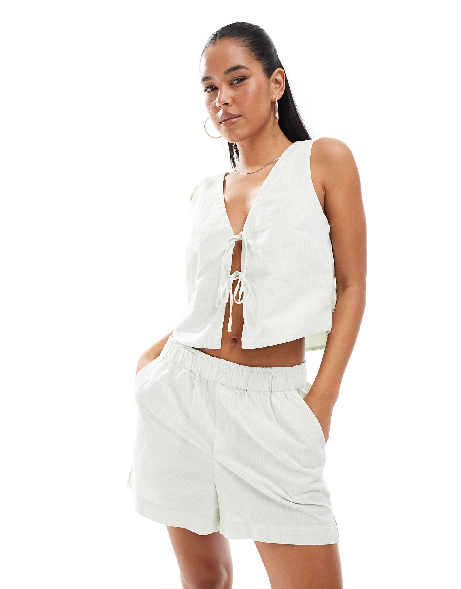 ТОЛЬКО боксерские трусы в зеленую клетку - часть комплекта 7790₽