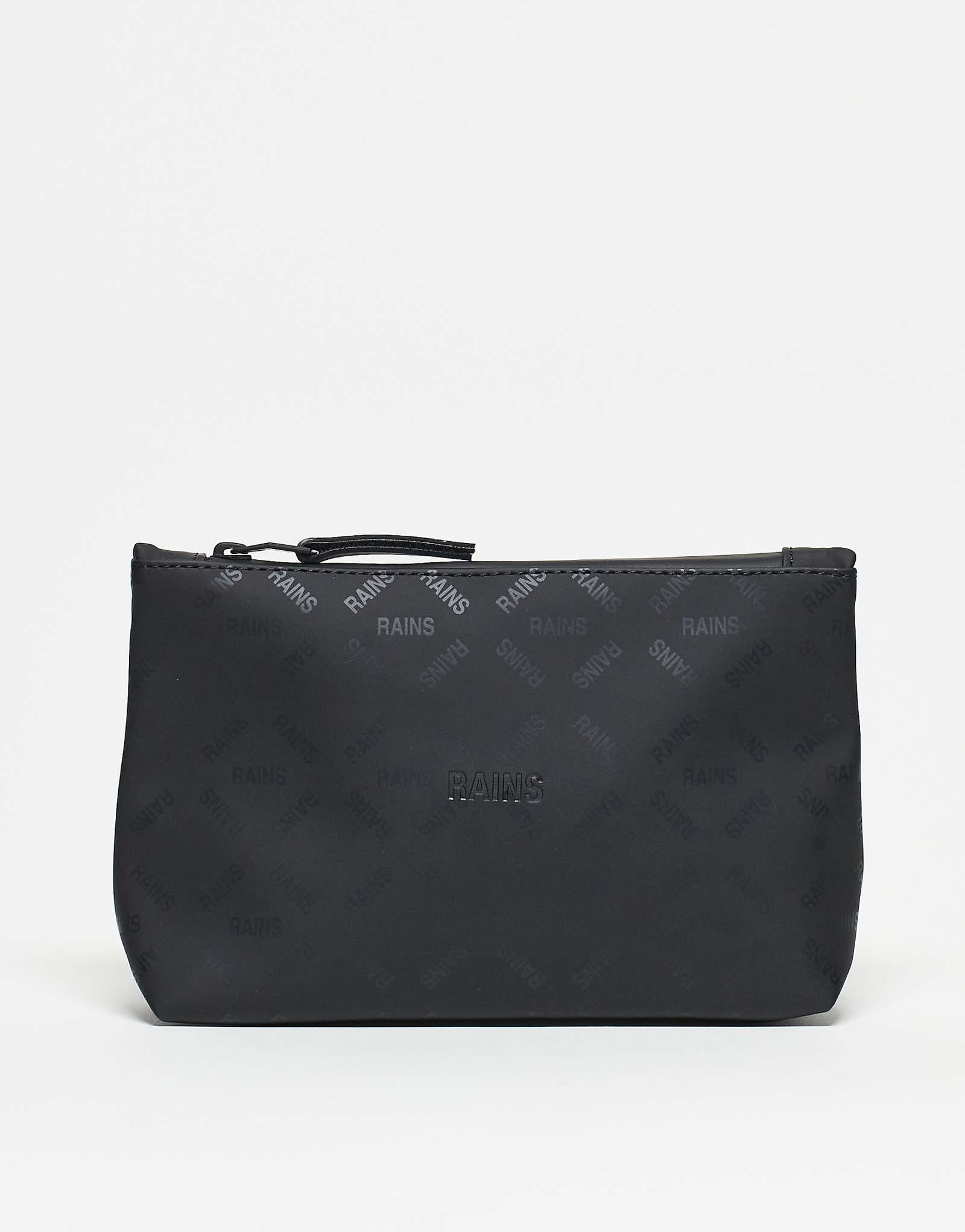 Водонепроницаемая косметичка Rains 15600 черного цвета с логотипом в тон 8990₽