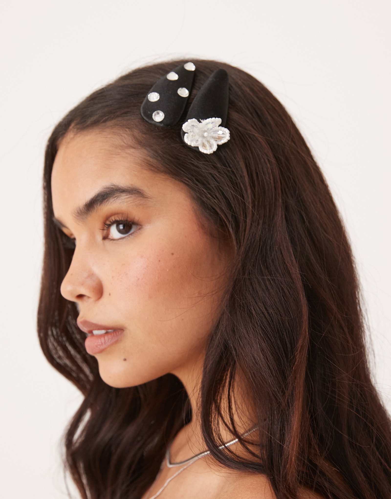 Заколки для волос сестры Джейн Блубелл черного цвета 2690₽