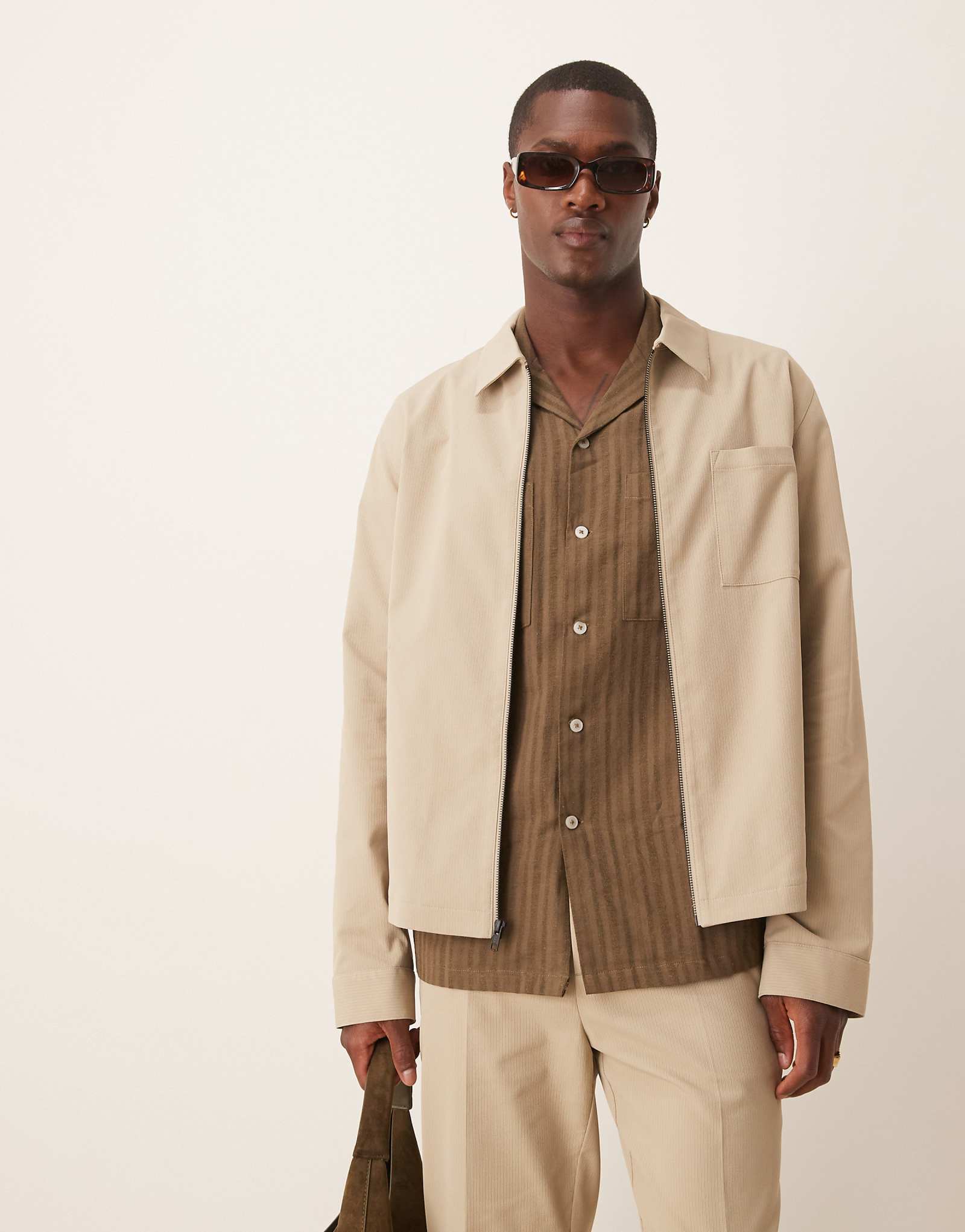 Элегантная куртка harrington от ASOS в стиле stone rib - часть комплекта 7390₽