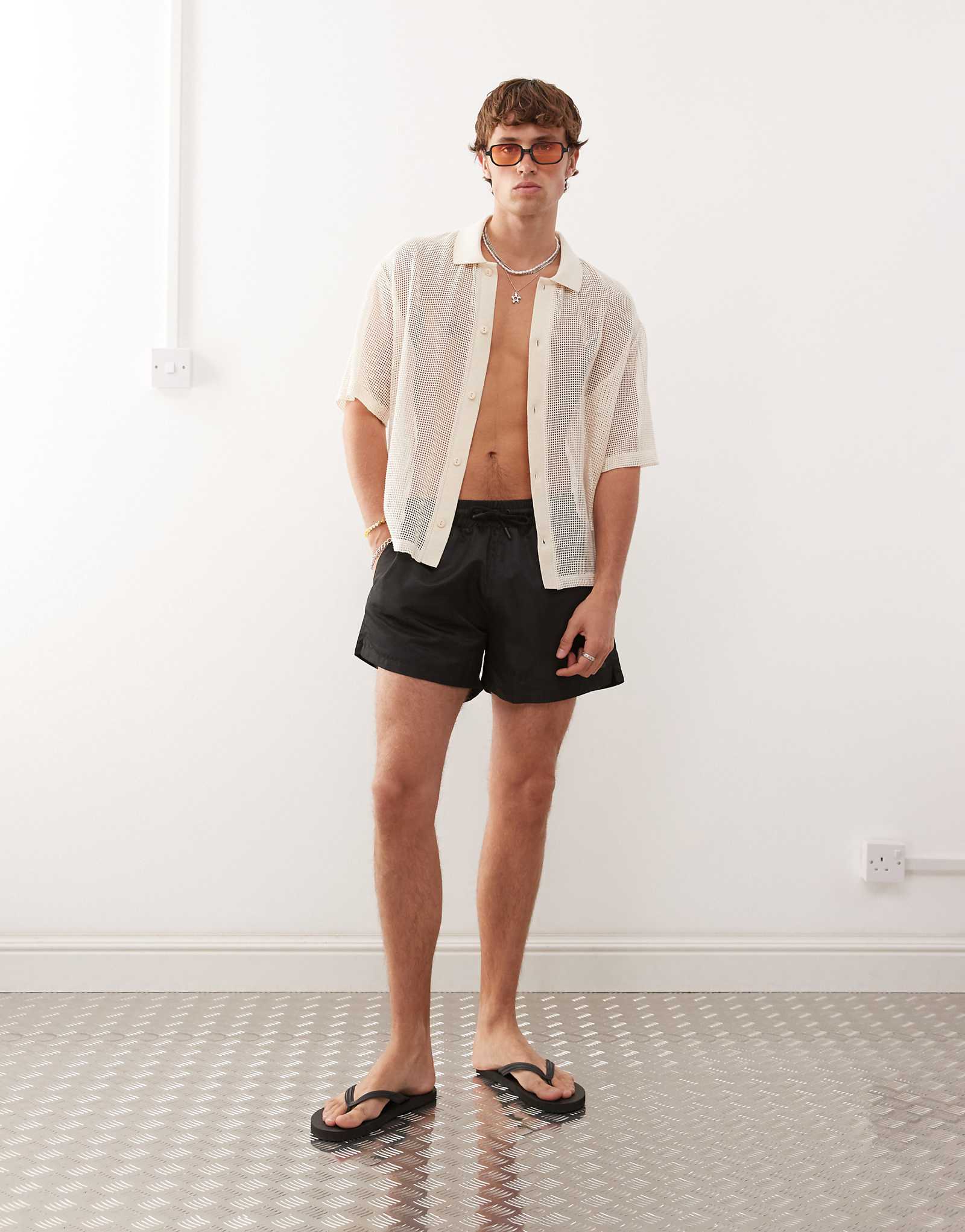 Плавательные шорты COLLUSION черного цвета 5390₽