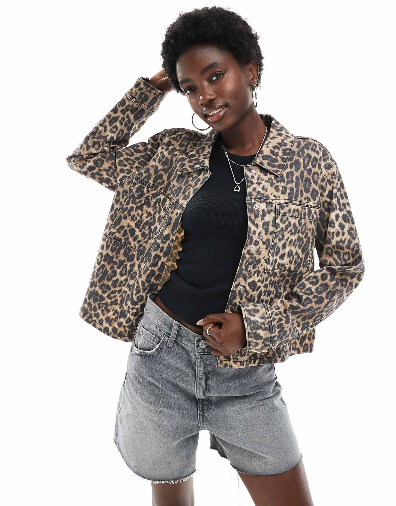 Леопардовая скоба JJXX в нескольких цветах 16490₽