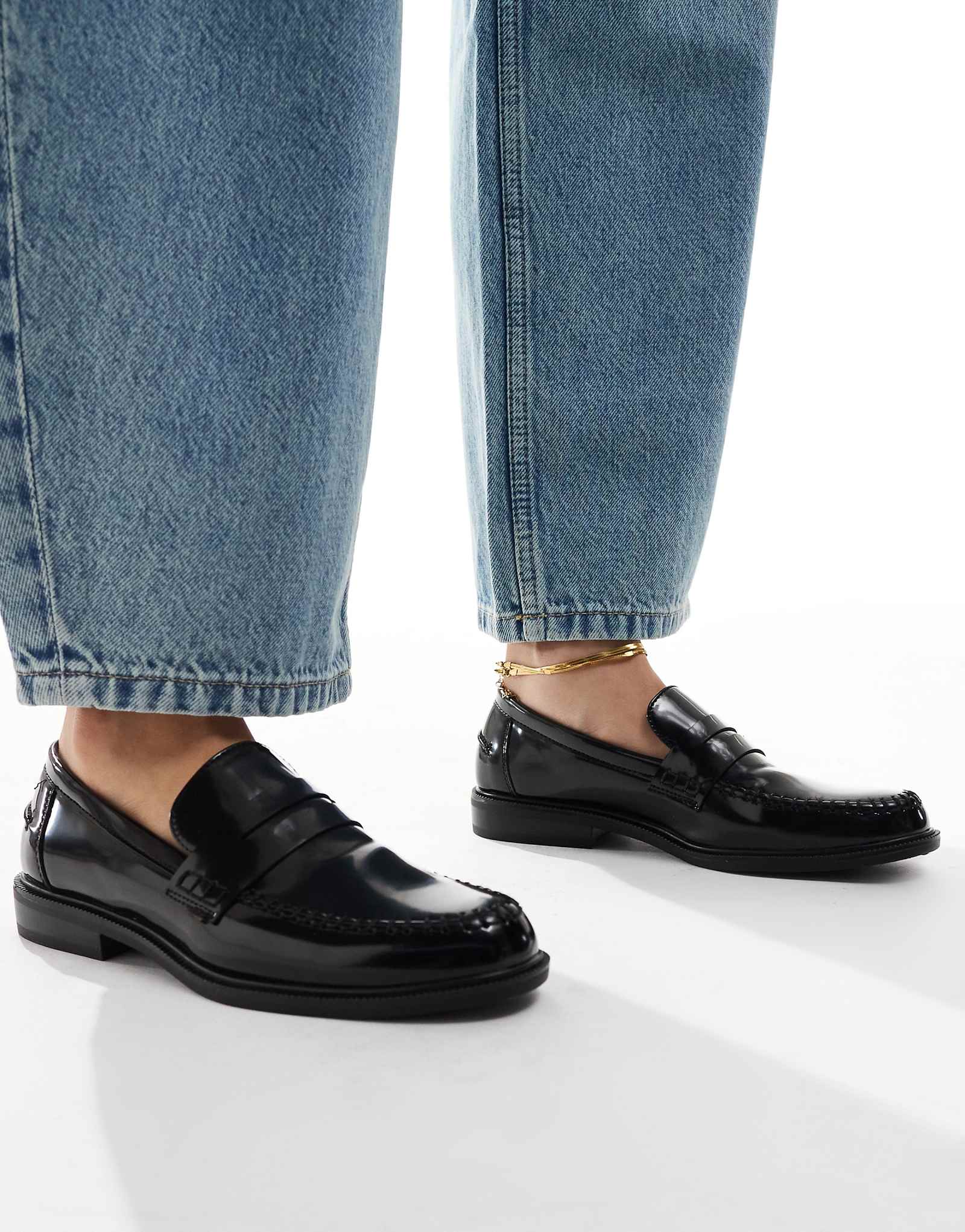 Туфли с завязками SEQWL Cadillac черного цвета