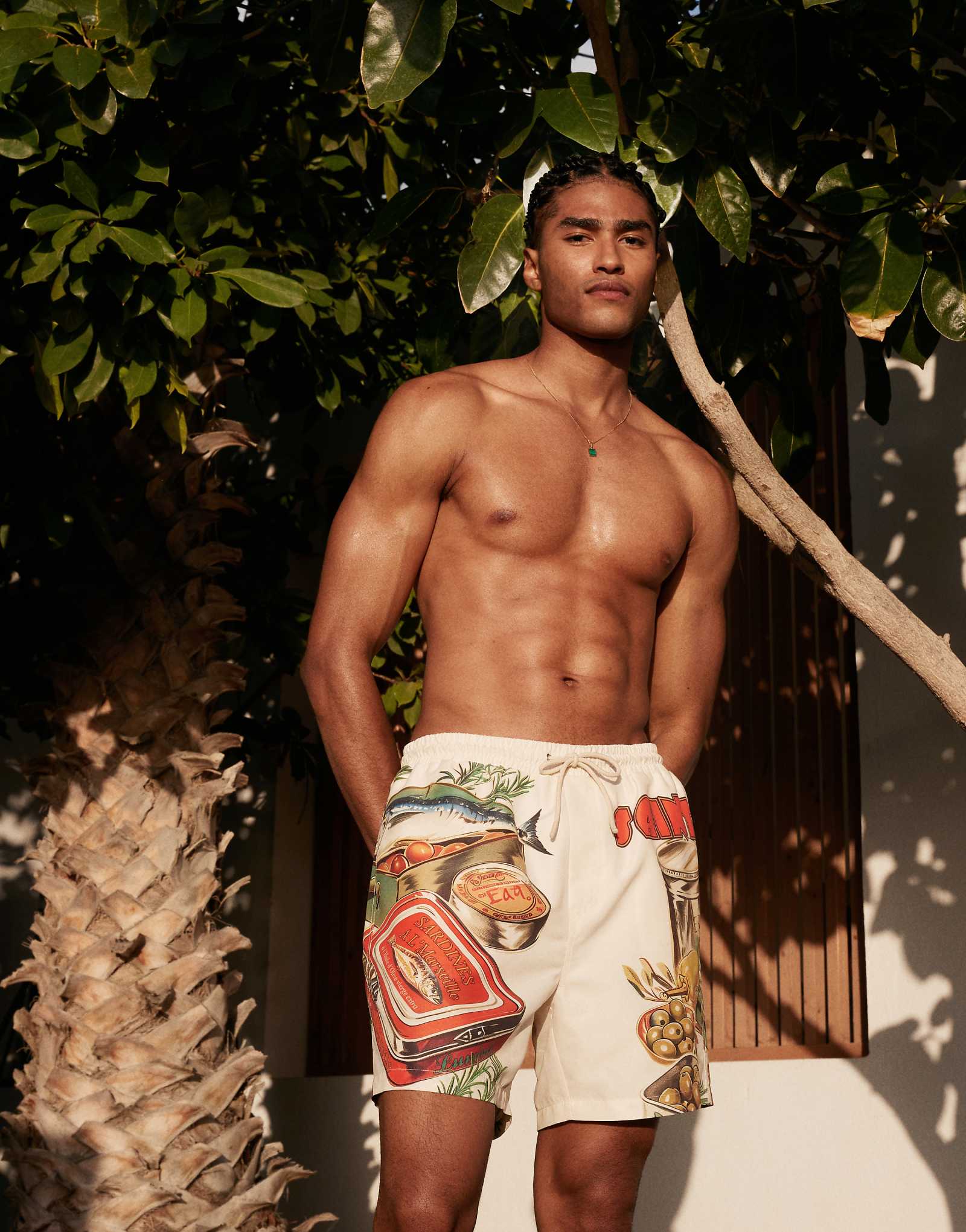 Плавательные шорты River Island с принтом сардины - часть комплекта 9490₽