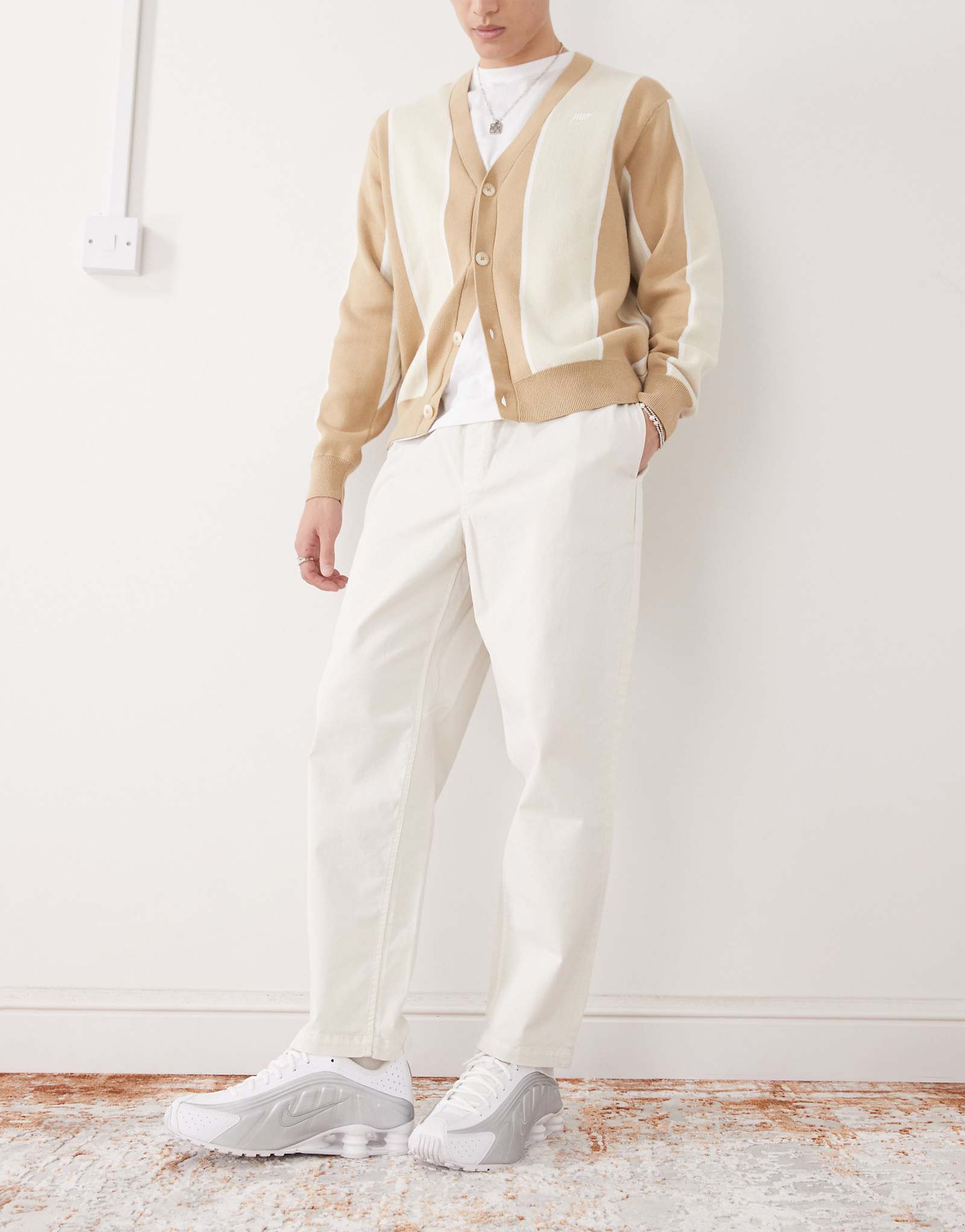 Пляжные брюки Deus Ex Machina infinity белого цвета