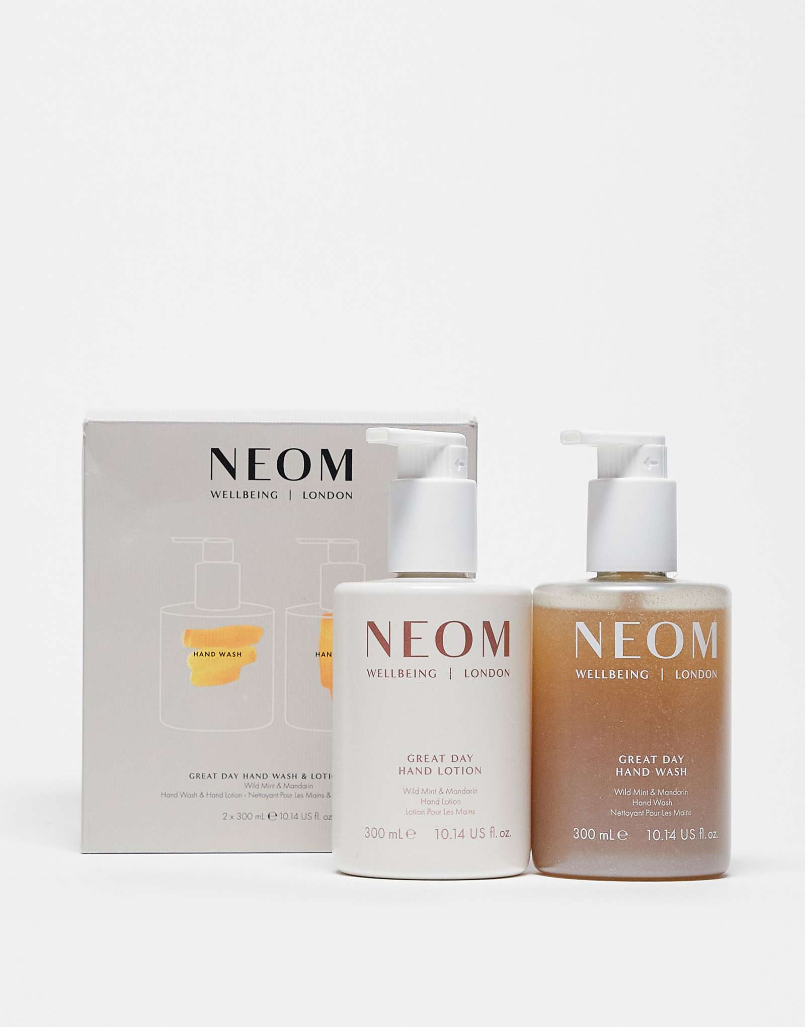 Дуэт средств для мытья рук и лосьона NEOM Great Day (2 х 300 мл)