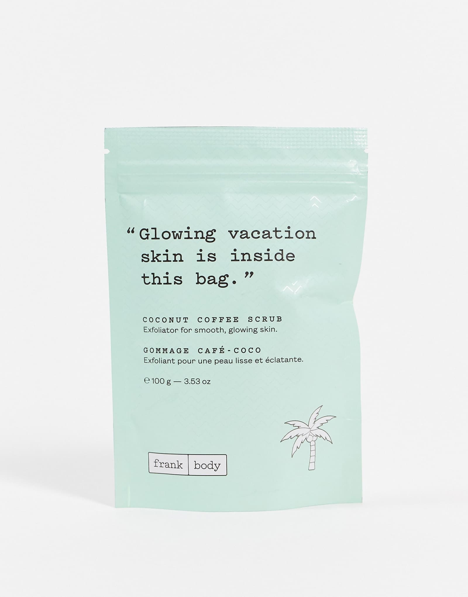Откровенный кокосово-кофейный скраб для тела Frank 100г