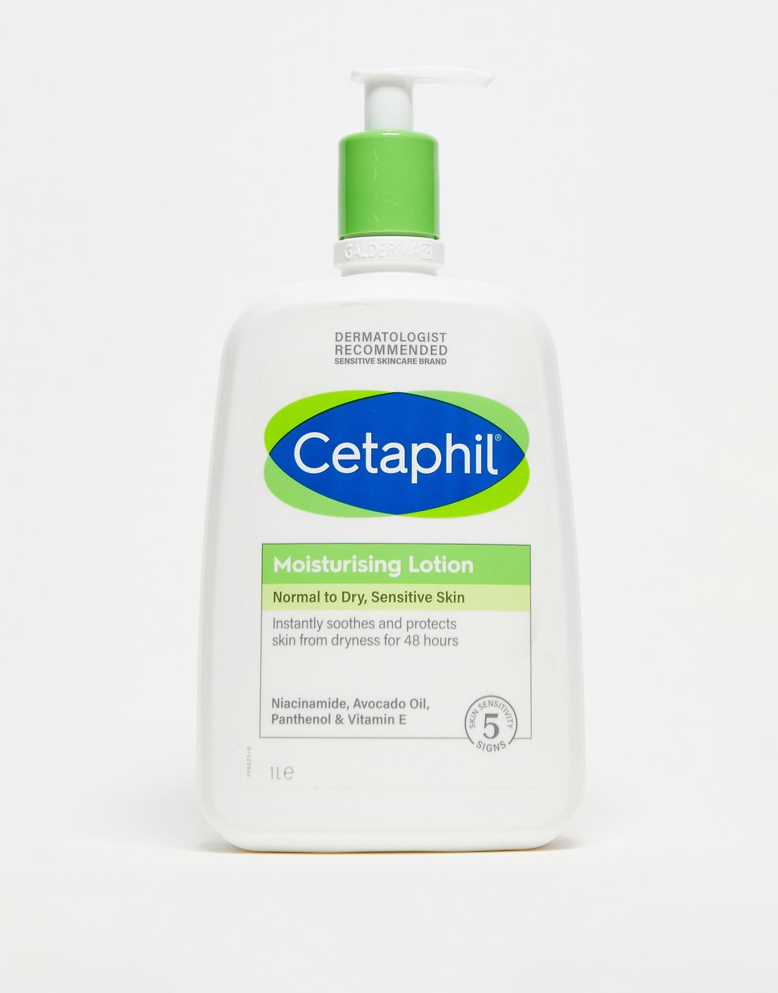 Увлажняющий лосьон Cetaphil для лица и тела от нормальной до сухой чувствительной кожи, 1л