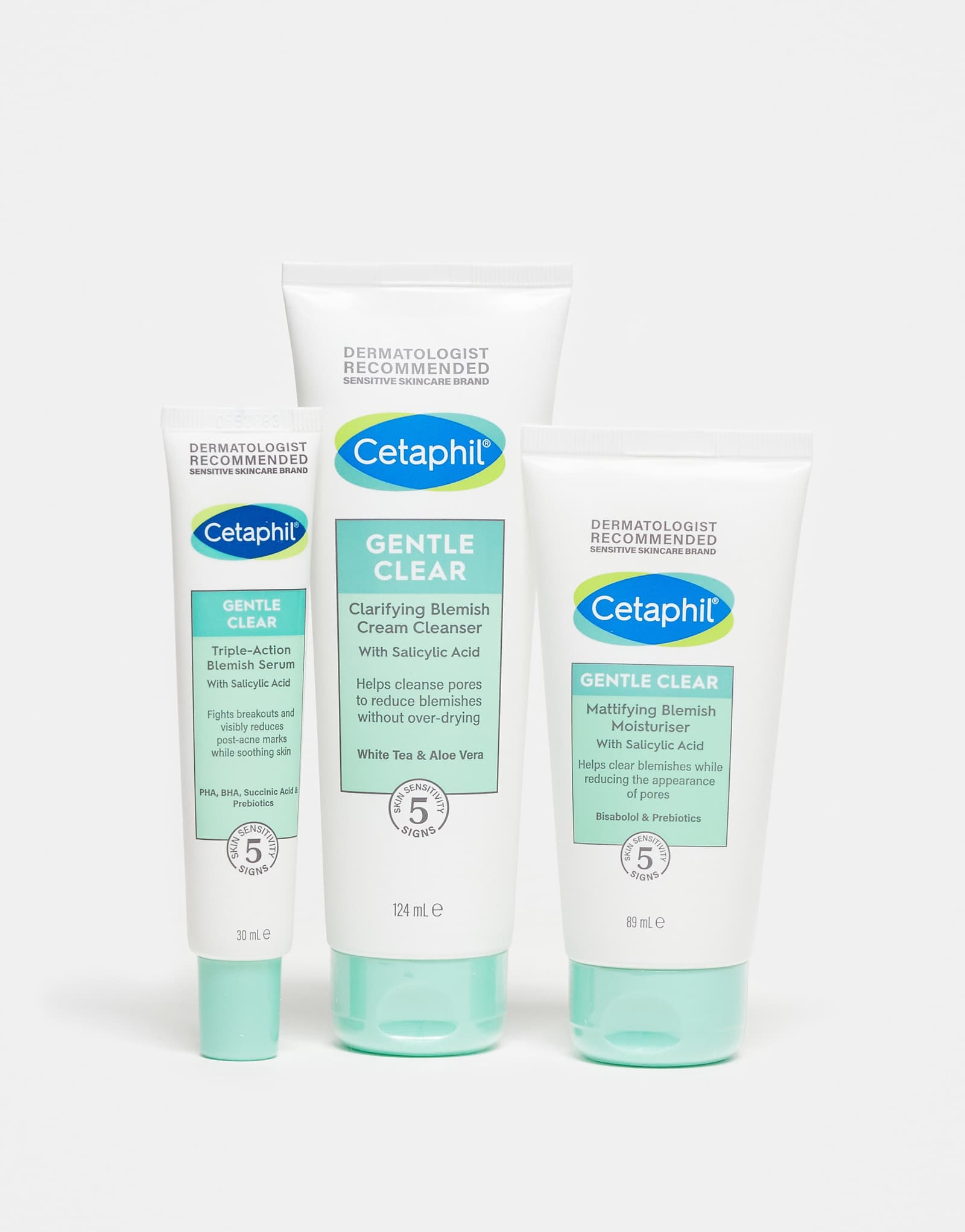 Cetaphil Gentle Clear 3-х шаговый набор для ухода за чувствительной кожей склонной к появлению пигментных пятен - экономия 25 13190₽
