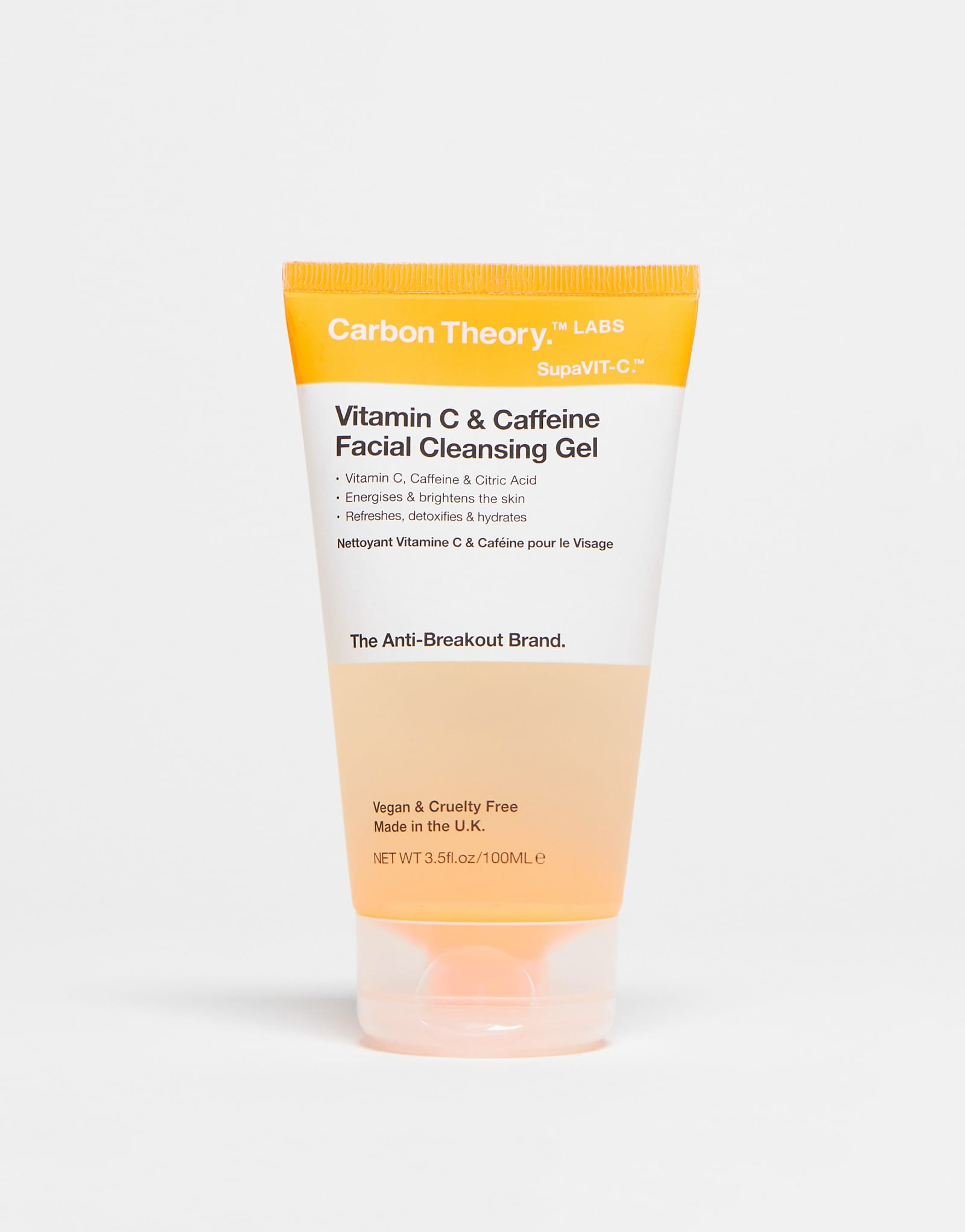 Carbon Theory Очищающее средство для лица с витамином С и кофеином, 150 мл