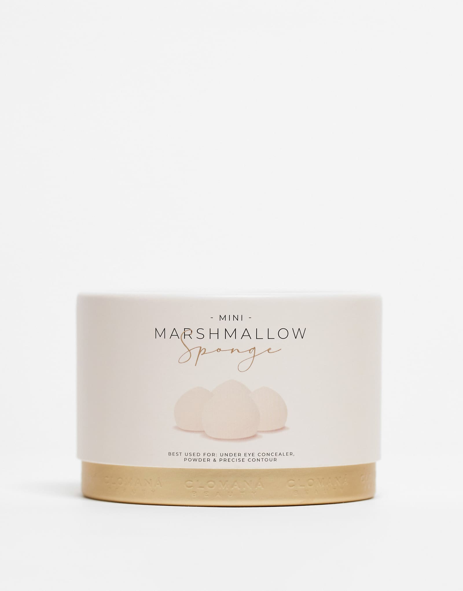 Набор мини-зефирных губок Clomana Beauty Mini Marshmallow из 4 штук