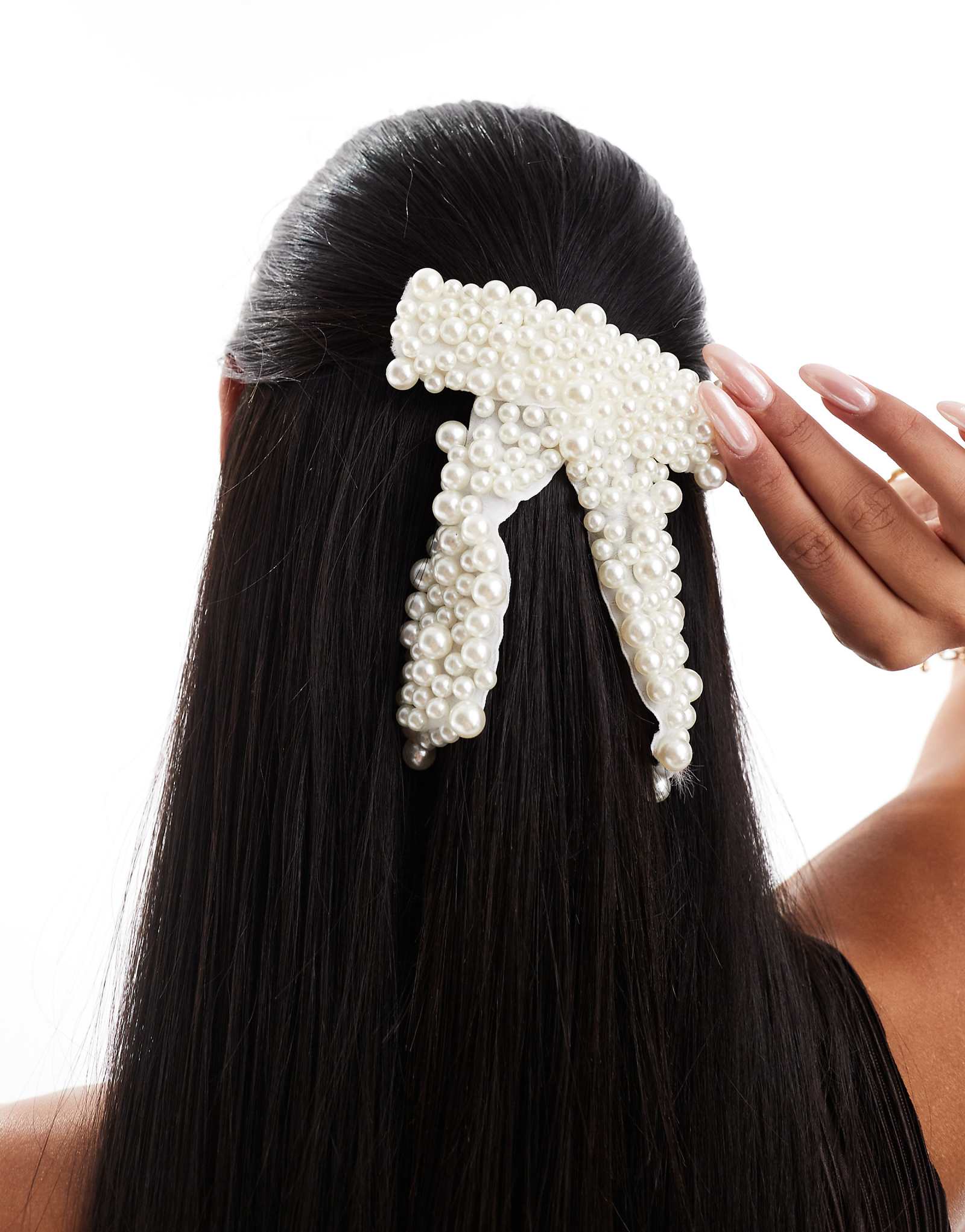 Эксклюзивная свадебная заколка для волос с бантом Easilocks x ASOS - Жемчужина 1990₽