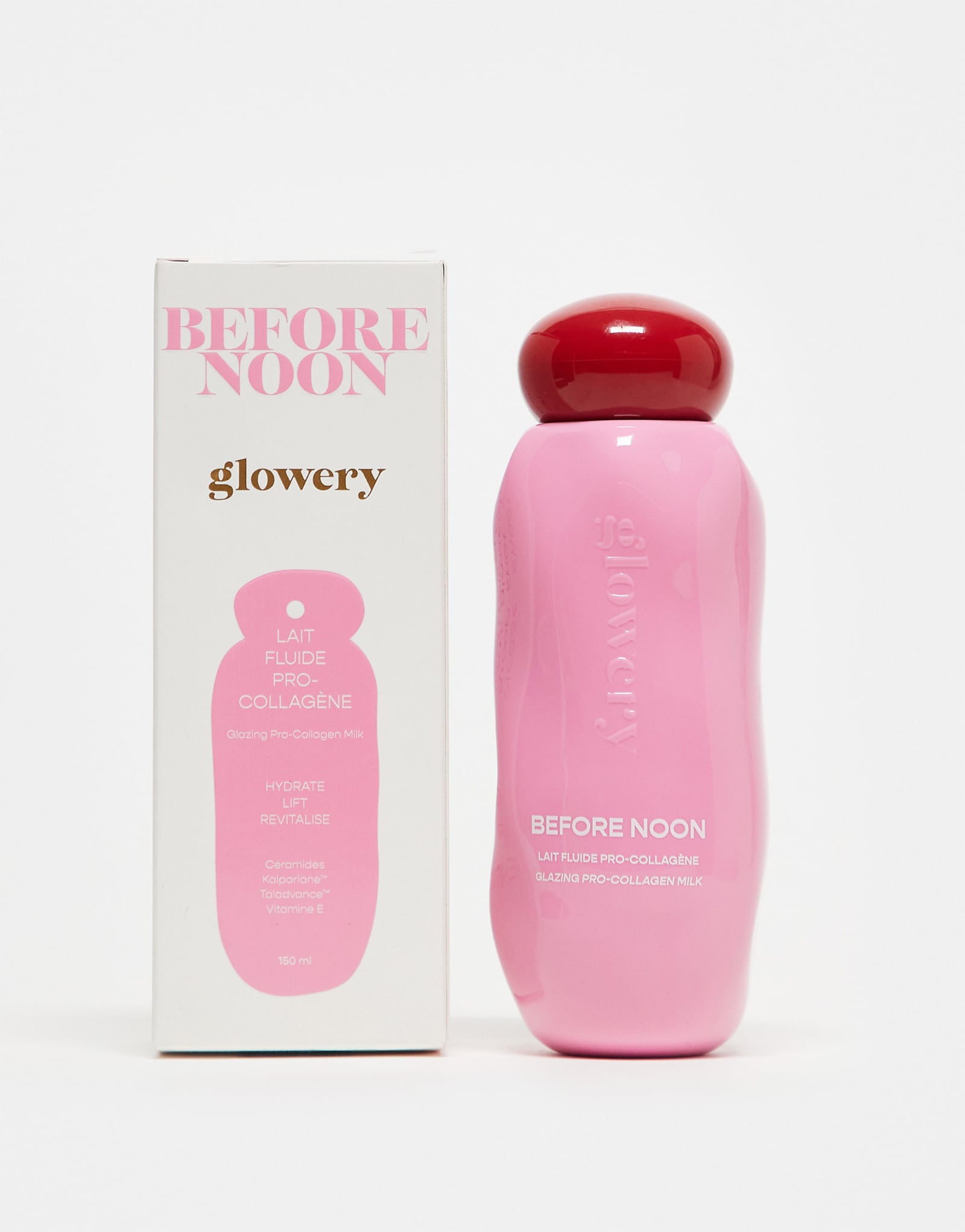 Молочко для глазирования Glowery AM Before Noon с про-коллагеном, 150 мл