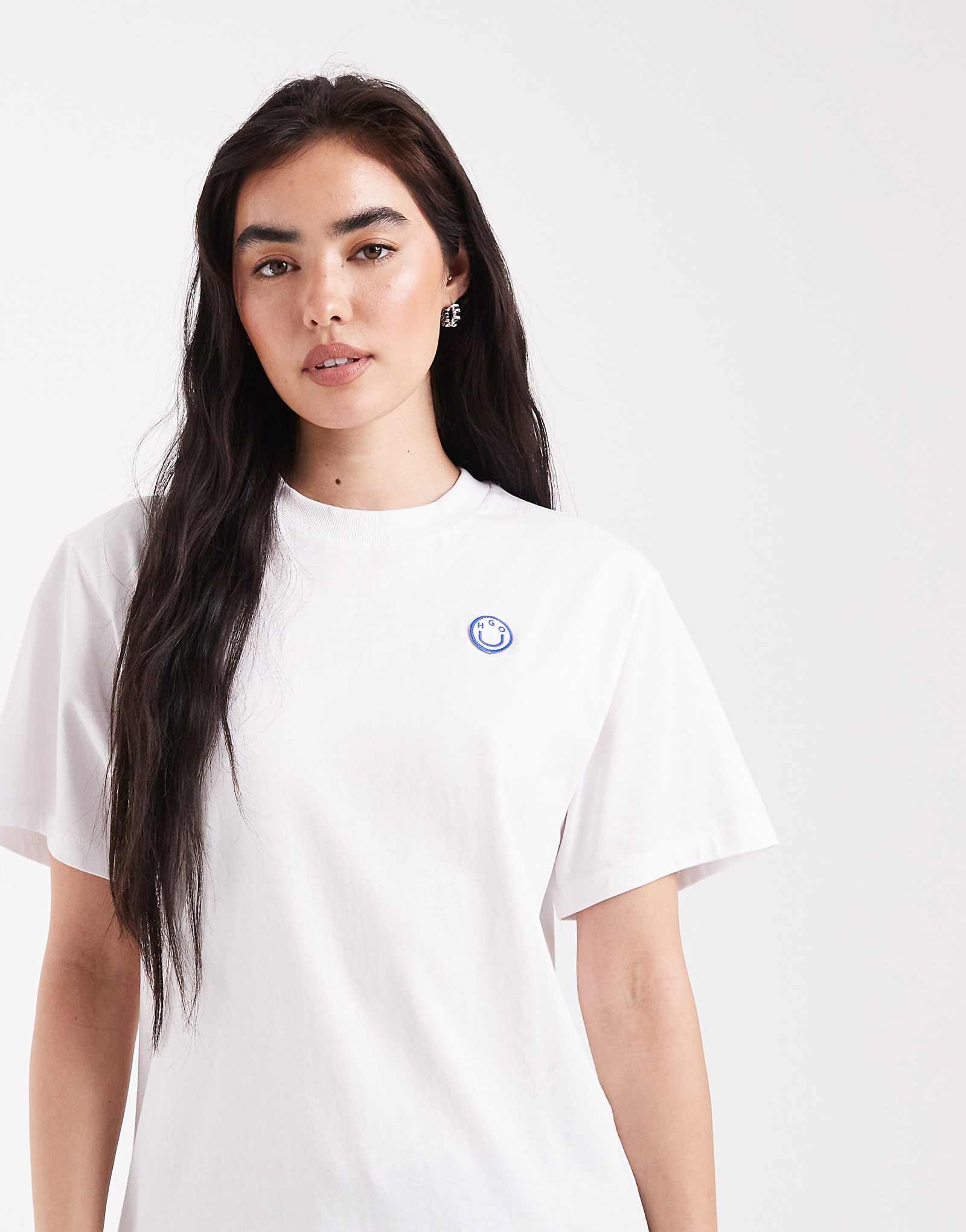 Винтажная футболка Hugo Blue белого цвета 7190₽