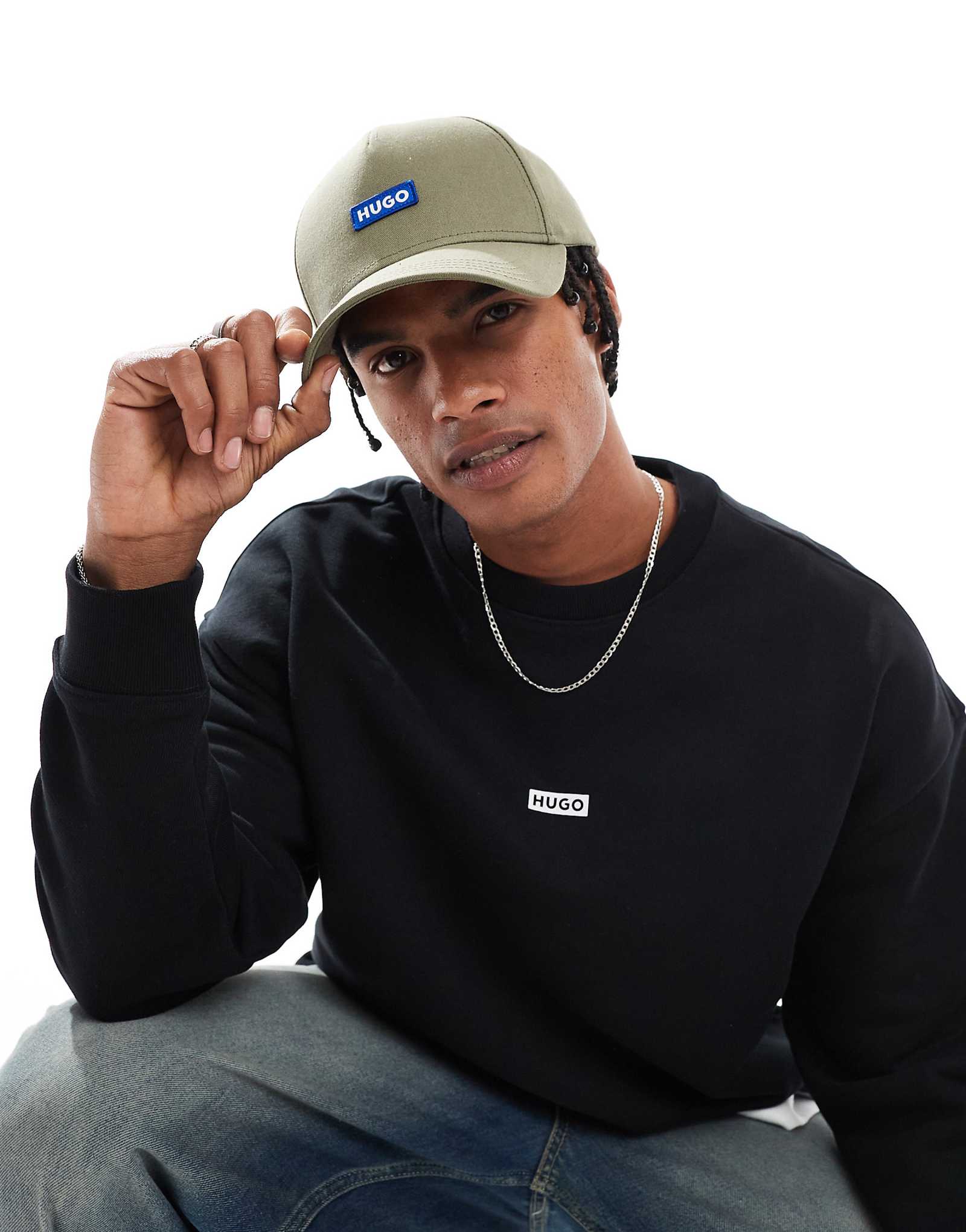 Кепка HUGO Blue Jinko зеленого цвета 5690₽