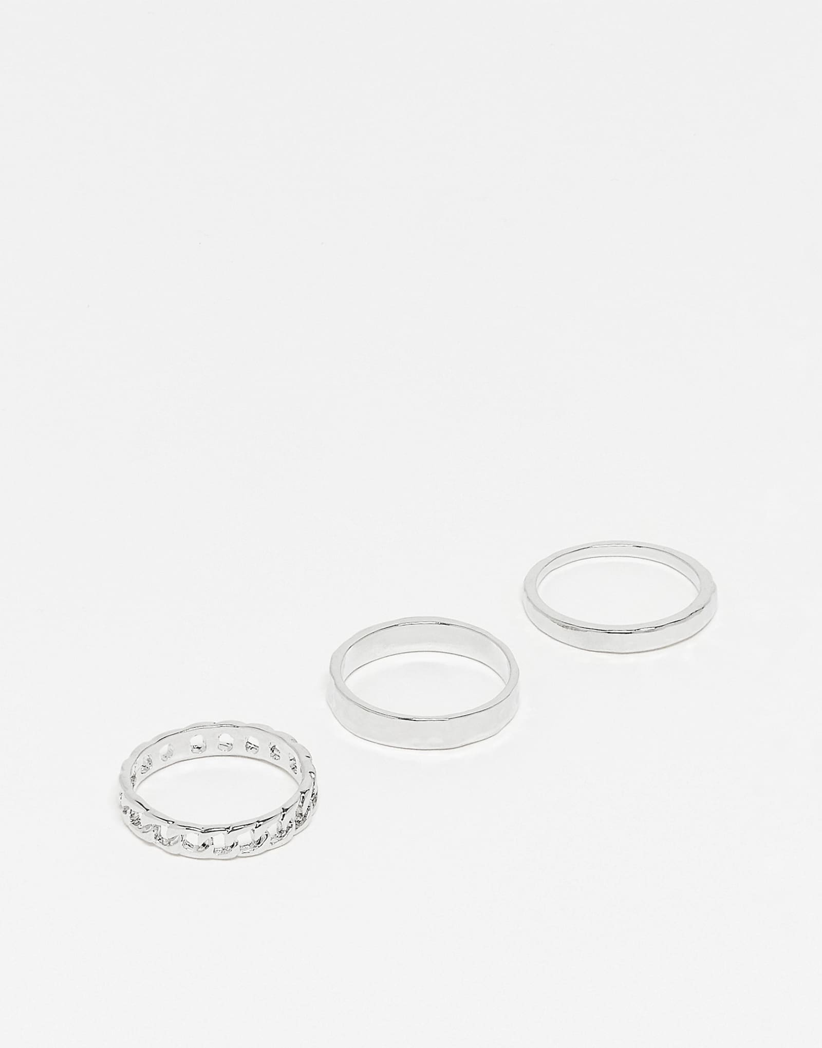 Набор из 3 колец Faded Future в серебре 4490₽