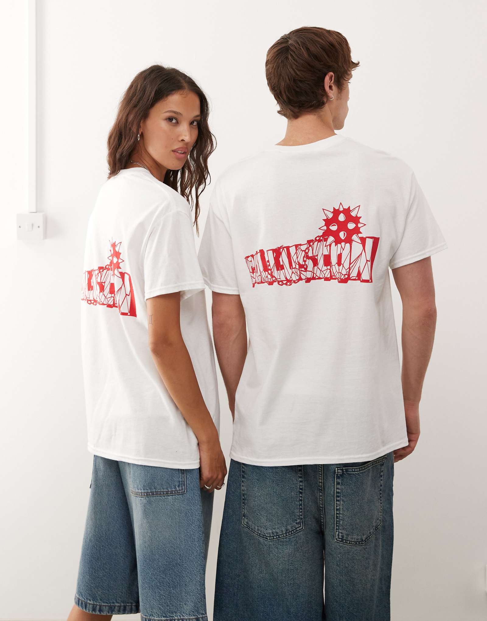 Футболка для конькобежцев COLLUSION Unisex с принтом в стиле унисекс 6090₽