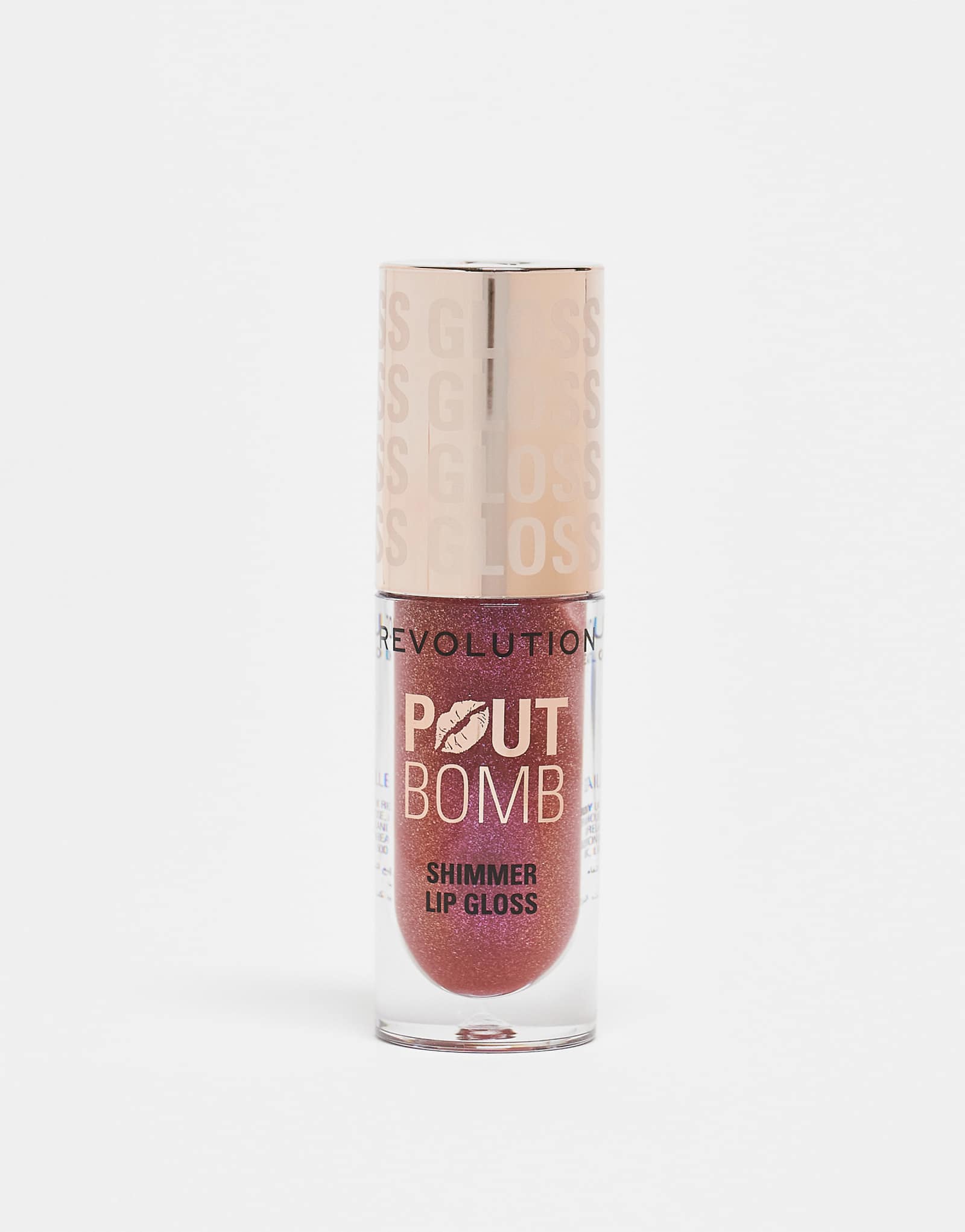 Революционная пудровая бомба, Мерцающий блеск, Ягодный лоск