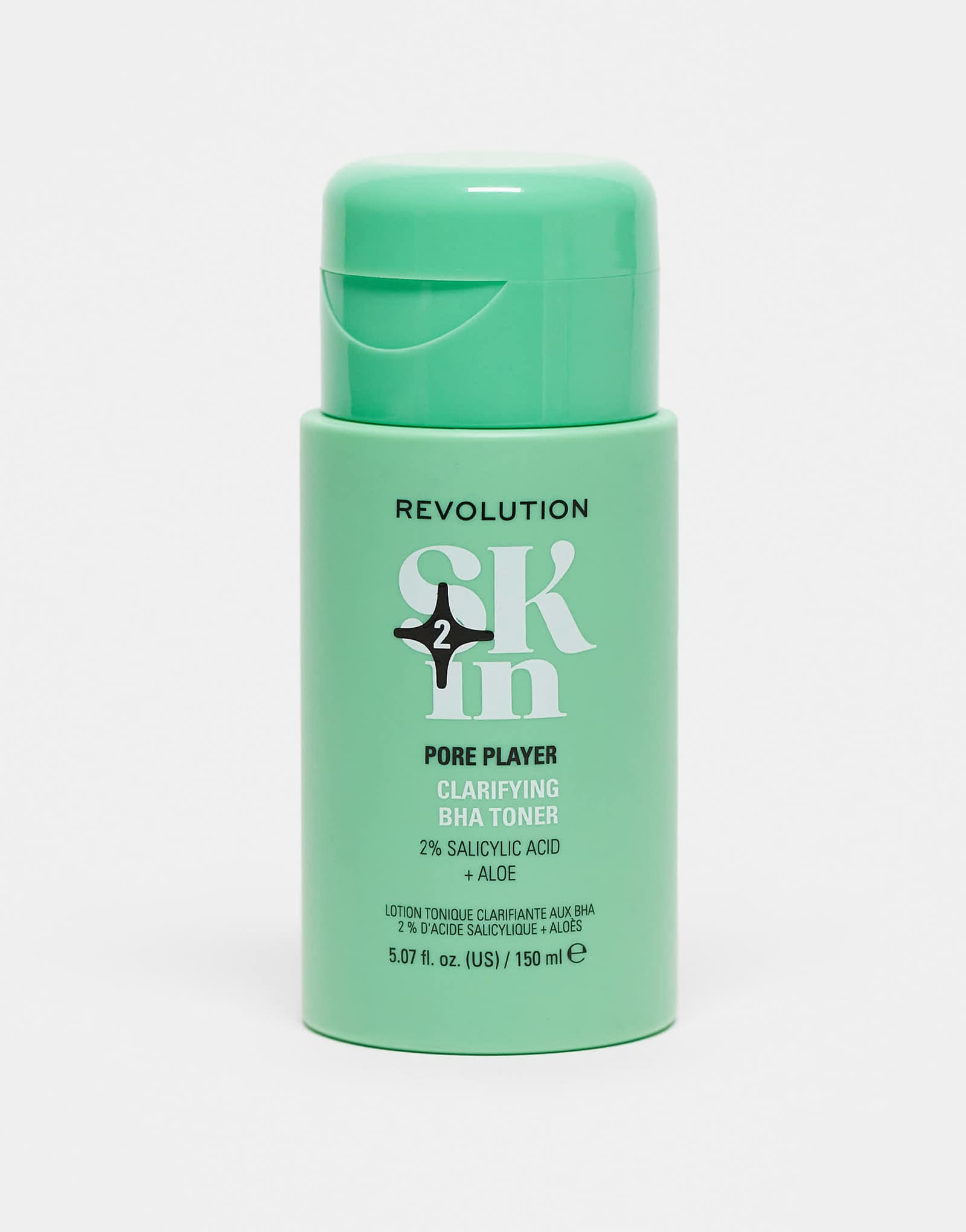 Тоник Revolution Skin Pore Player с 2% салициловой кислотой и Алоэ, очищающий BHA-тонер, 150 мл