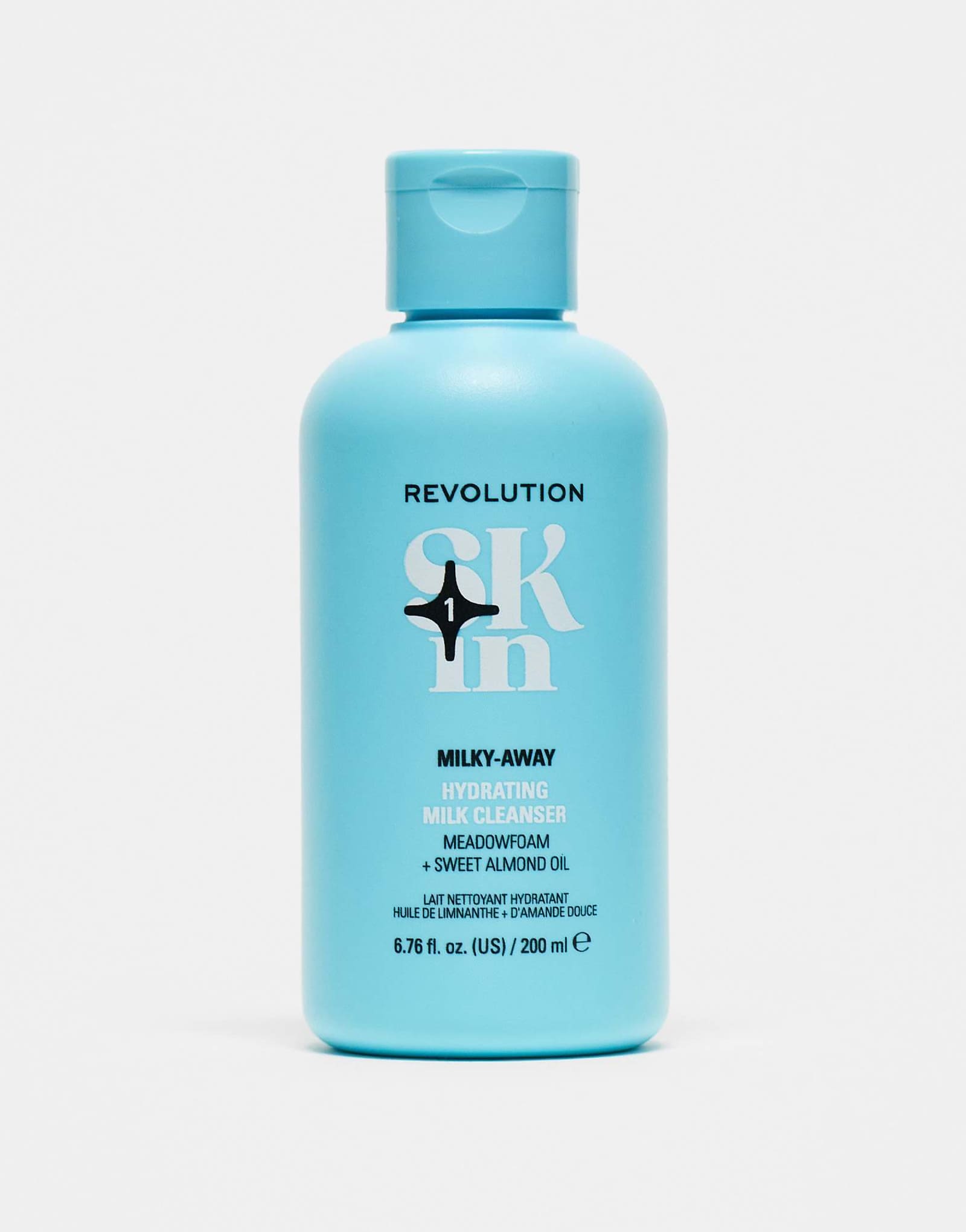 Revolution Skin Milky-Увлажняющее молочко для умывания с луговой пеной и маслом сладкого миндаля, 200 мл