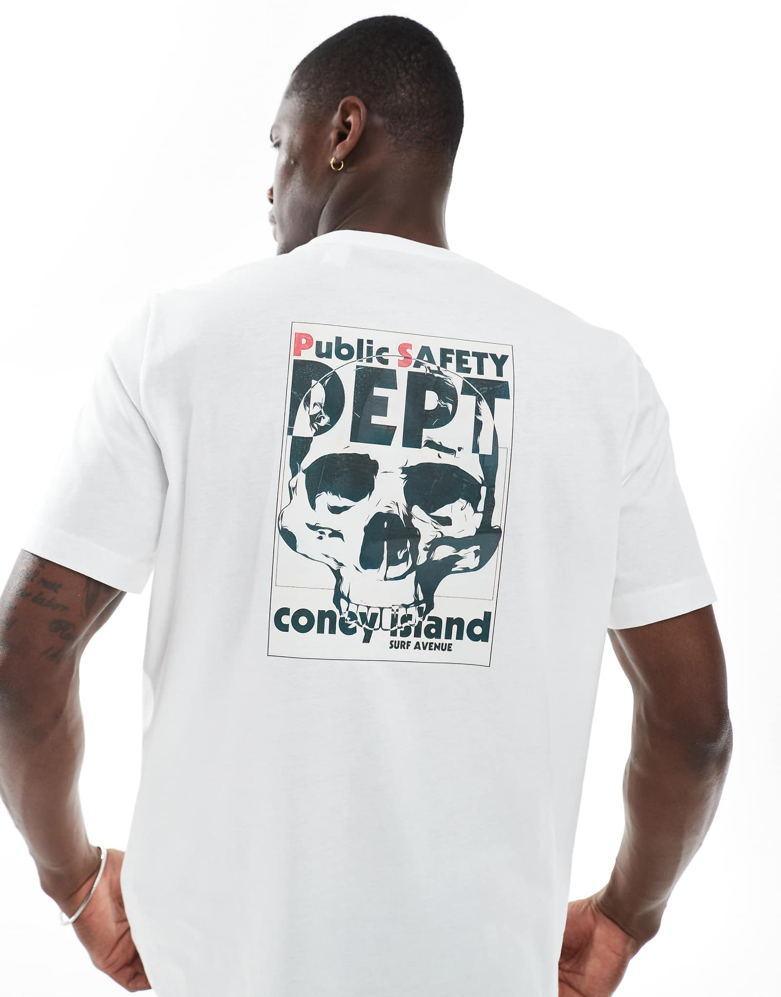 Футболка PS Paul Smith regular fit dept белого цвета 14790₽