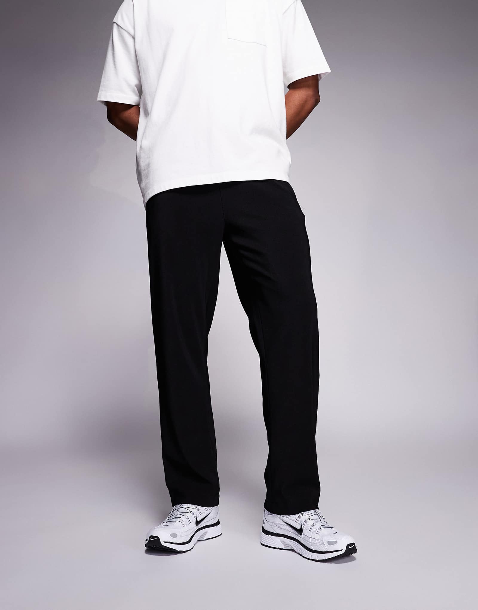 Брюки в рубчик от Couture Club черного цвета