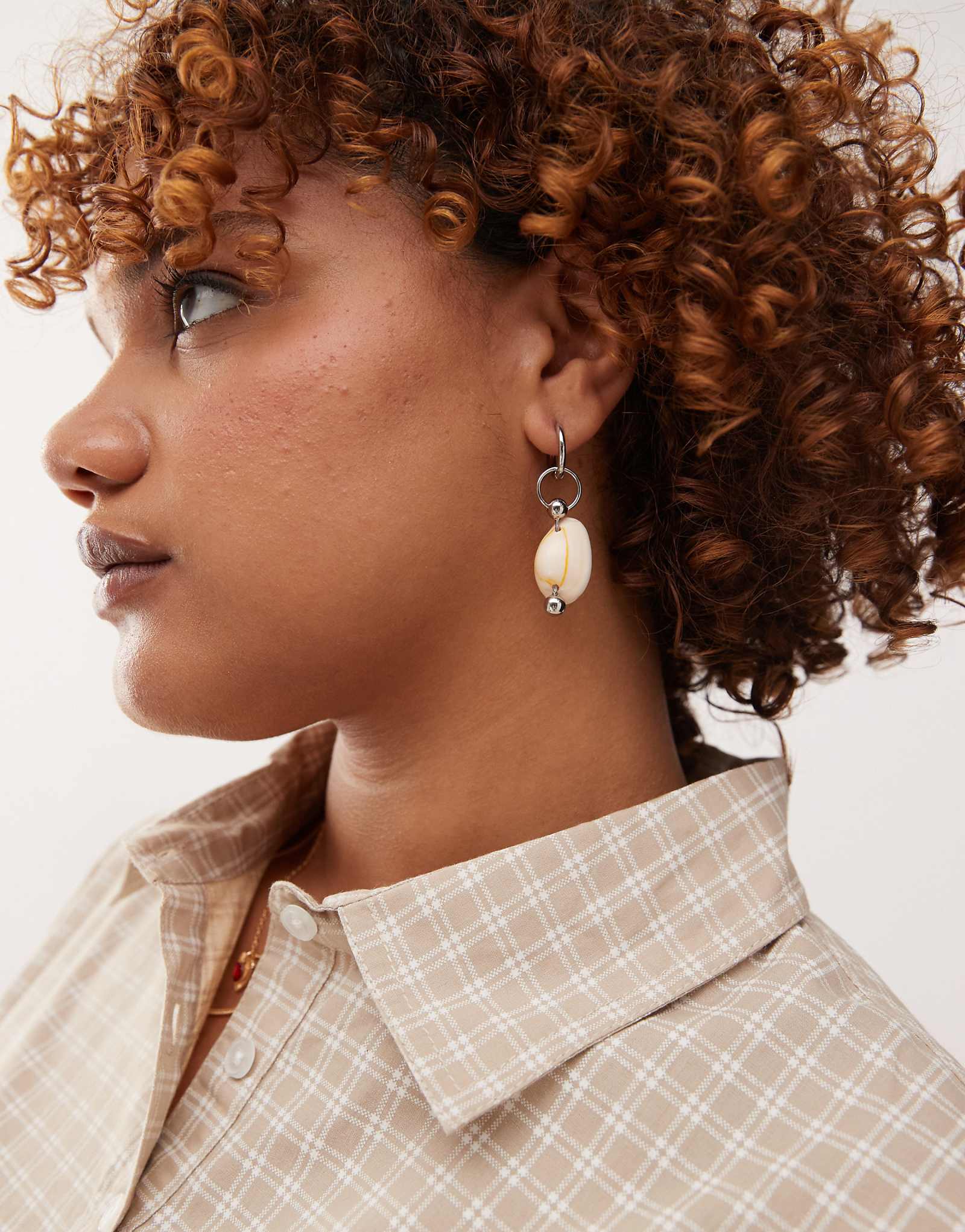 Серебряные серьги-ракушки Weekday 4290₽