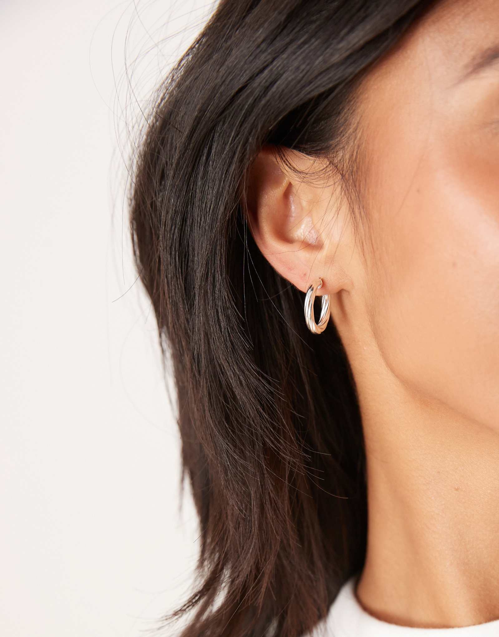 Винтажные обручи Seol Gold из чистого серебра 8890₽