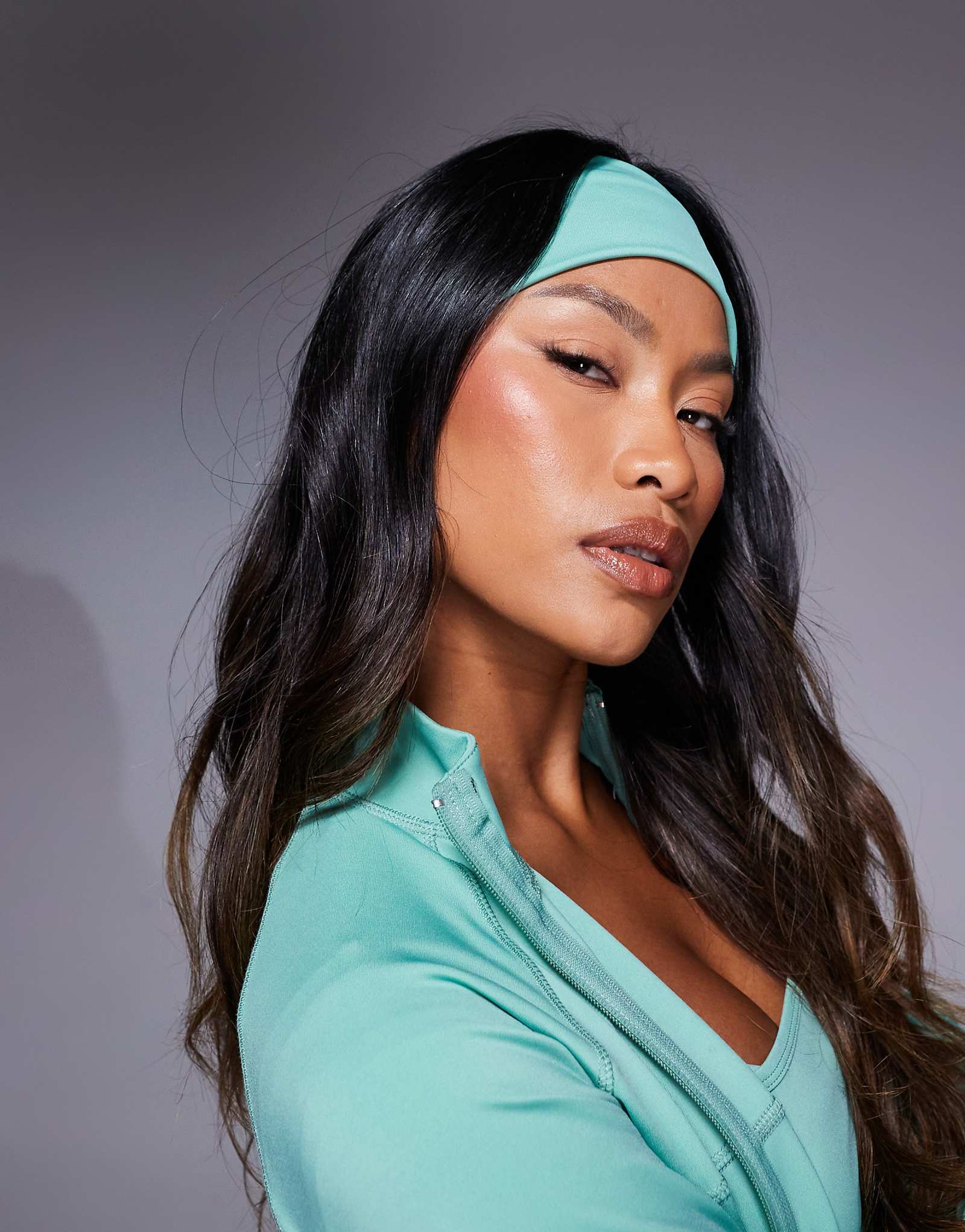 4505 быстросохнущая повязка на голову зеленого цвета матча