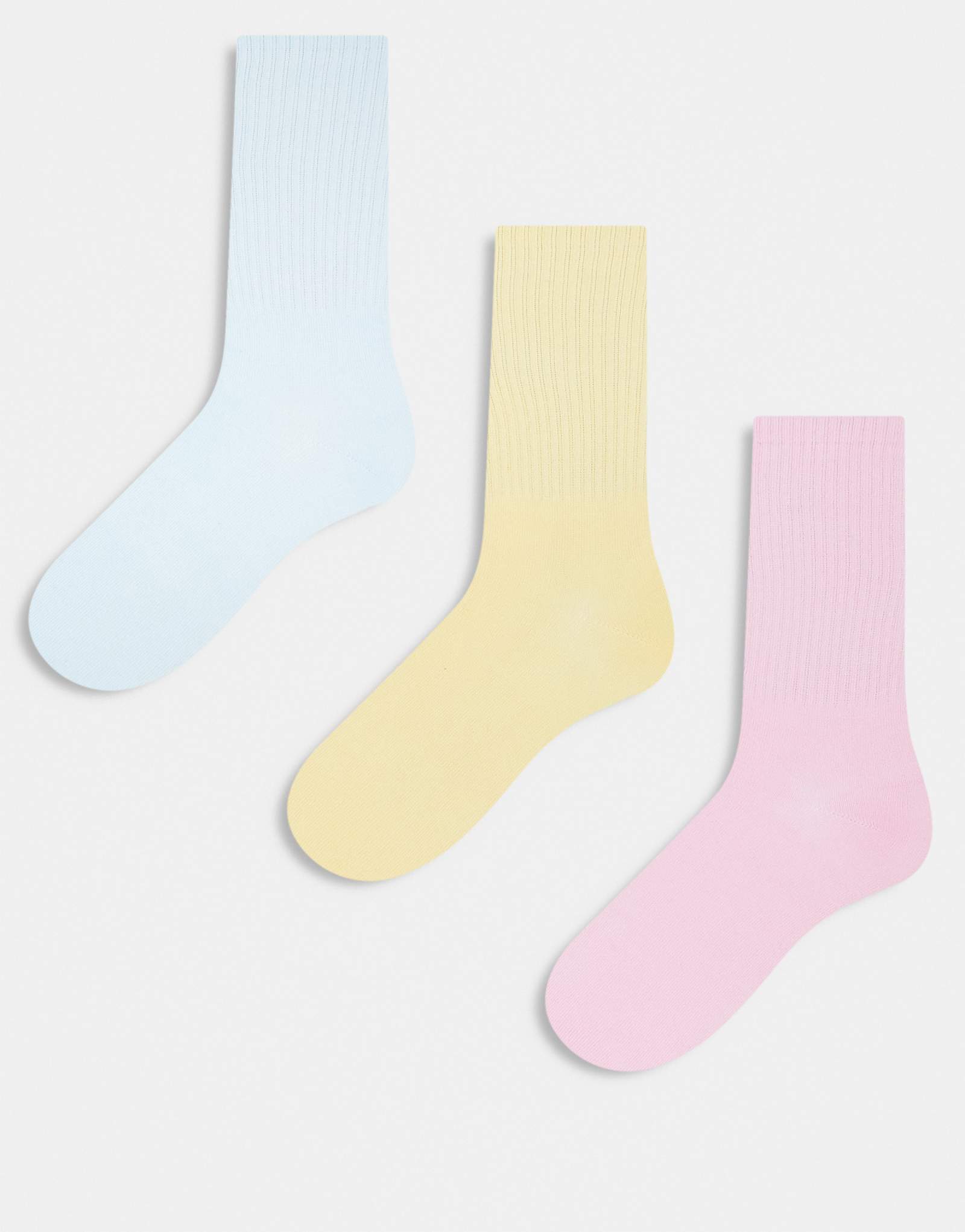 JJXX 3 упаковки носков до щиколоток пастельных тонов