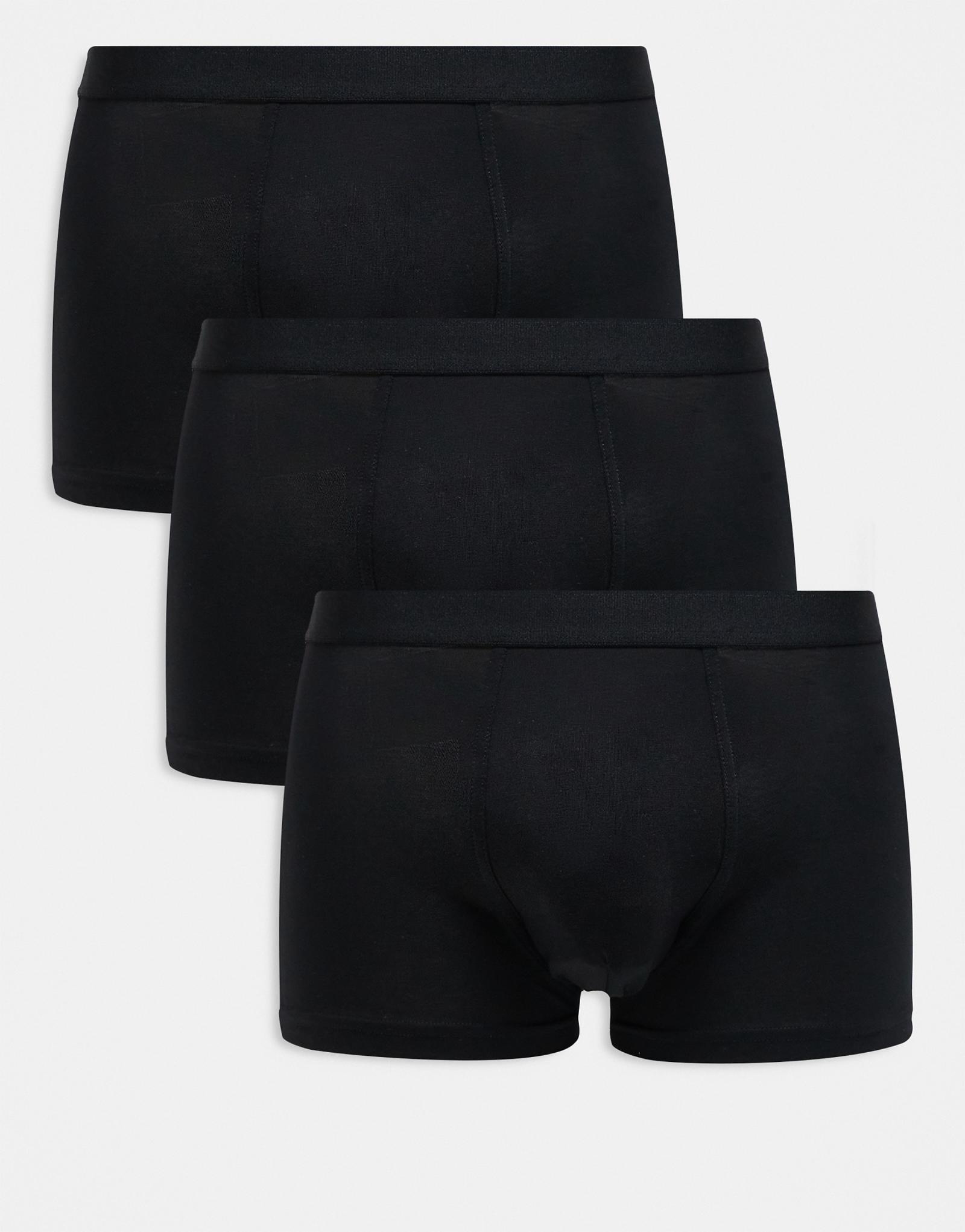 Боксерский комплект премиум-класса ARKET cotton rich из 3 упаковок черного цвета 8190₽