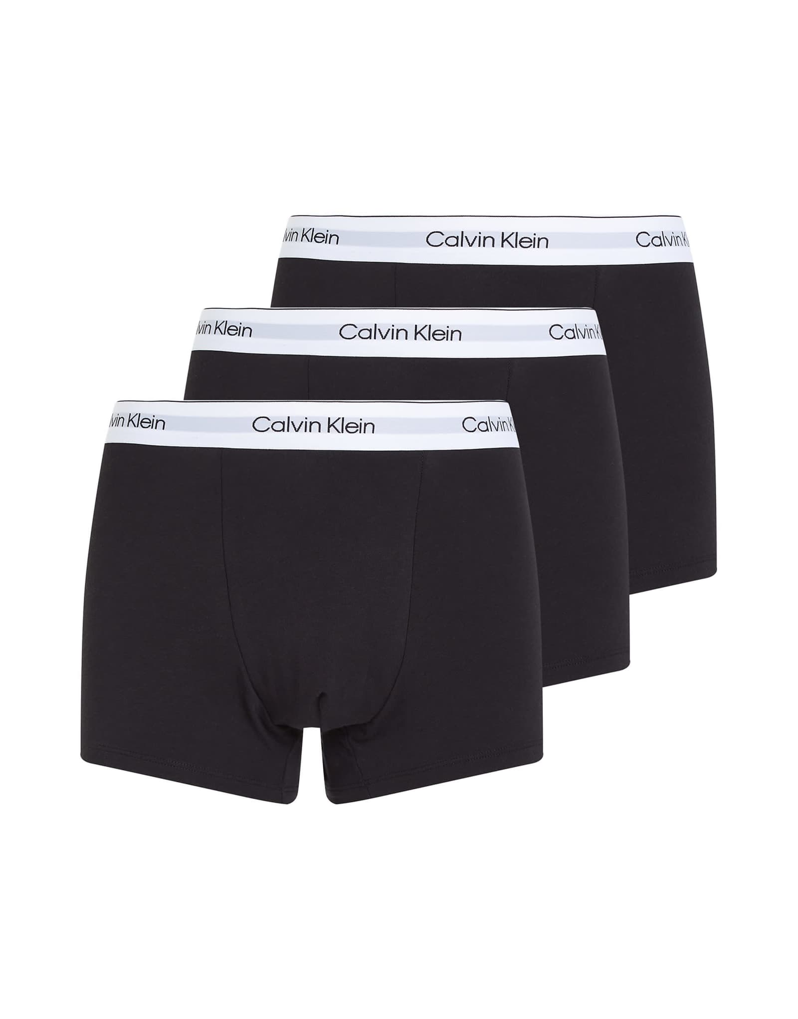 Хлопковые стрейчевые трусы Calvin Klein Icon из 3-х упаковок черного цвета со швами 12190₽