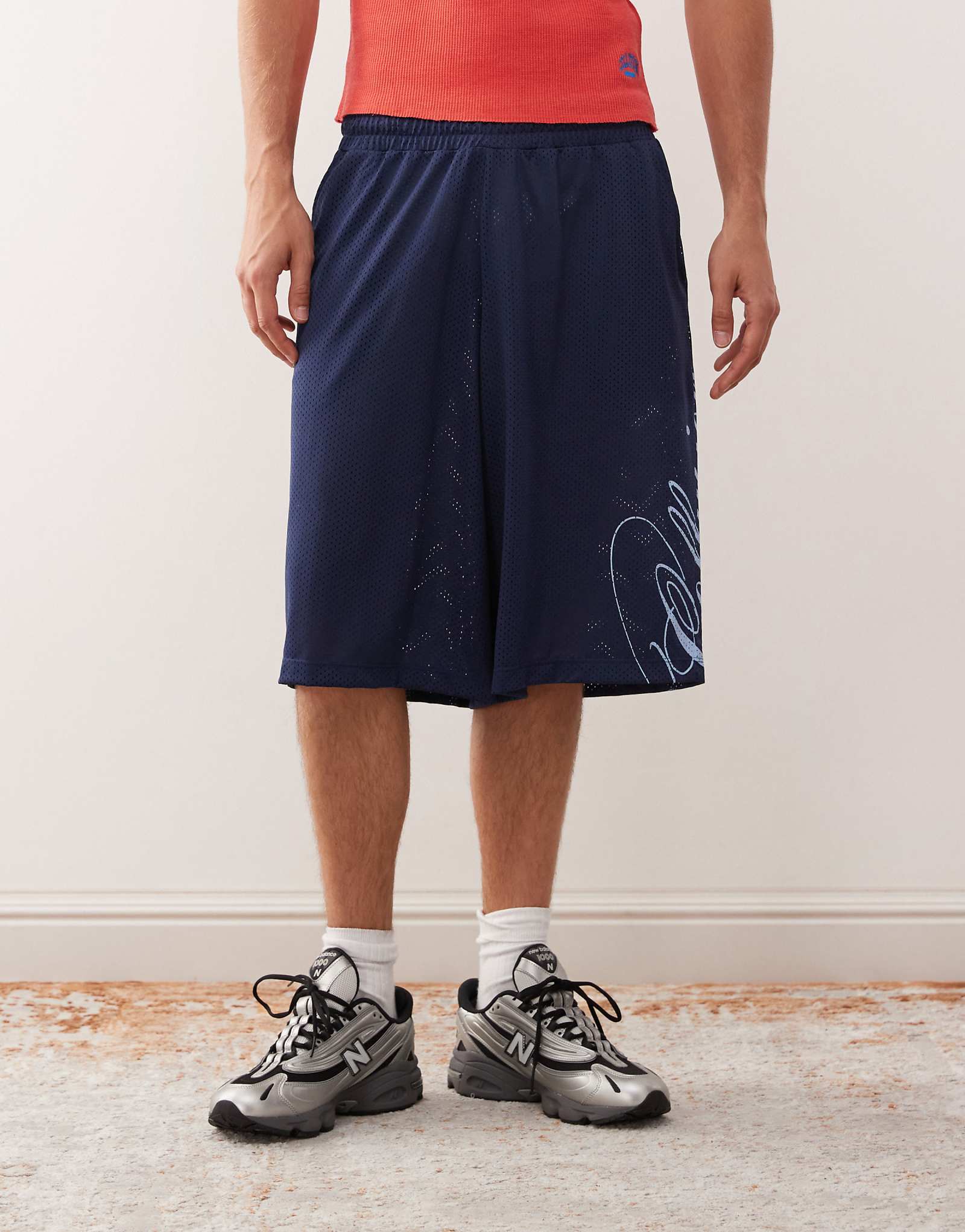 СГОВОР синих баскетбольных шорт для конькобежцев 9190₽