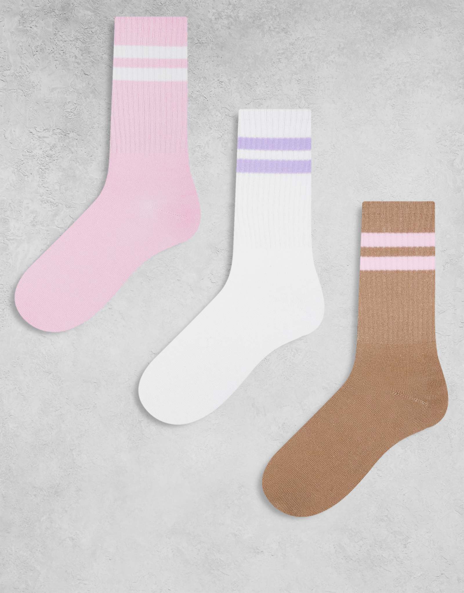 Спортивные носки JJXX из 3-х упаковок белого цвета