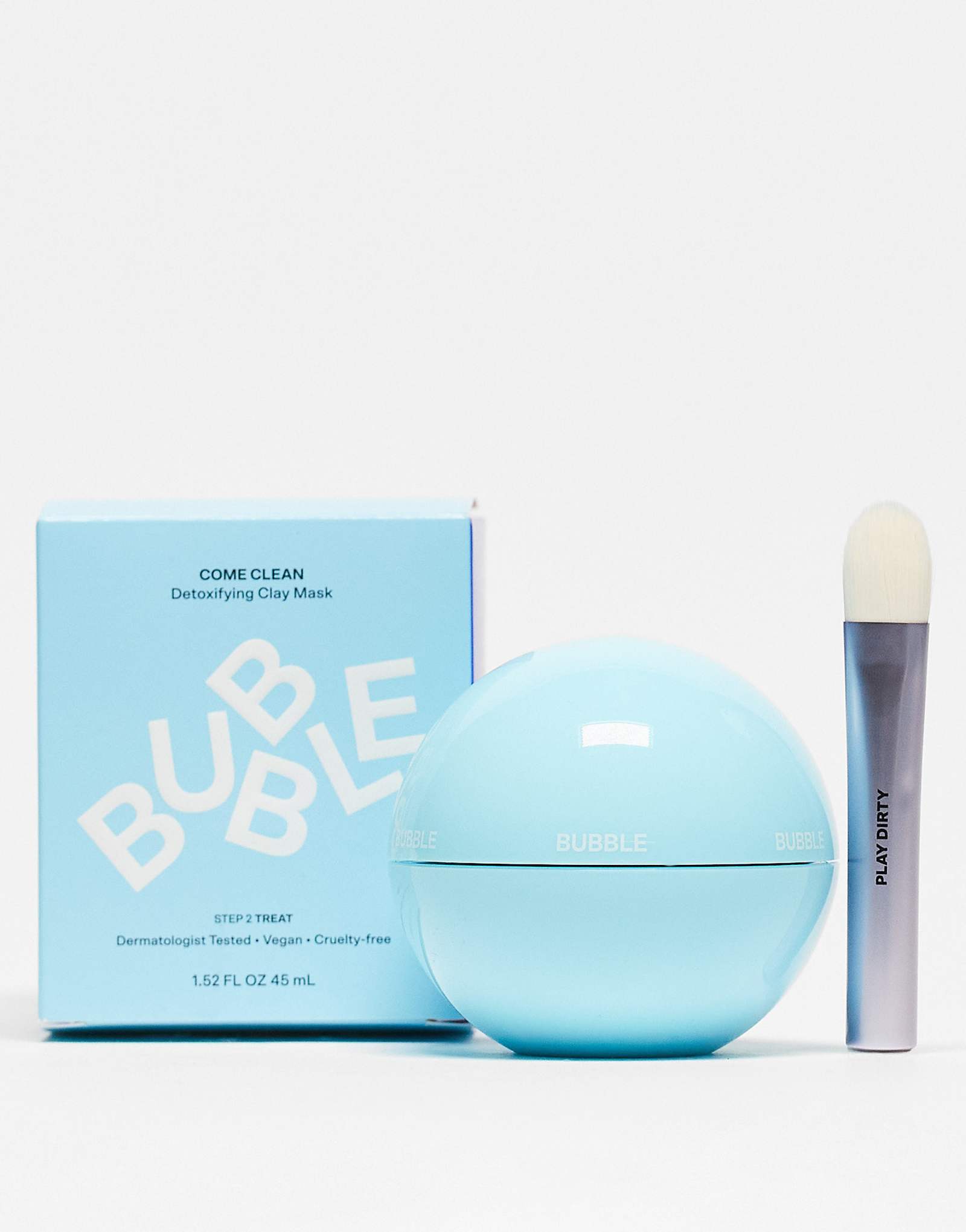 Очищающая глиняная маска Bubble Come Clean, очищающая от токсинов, 45 мл