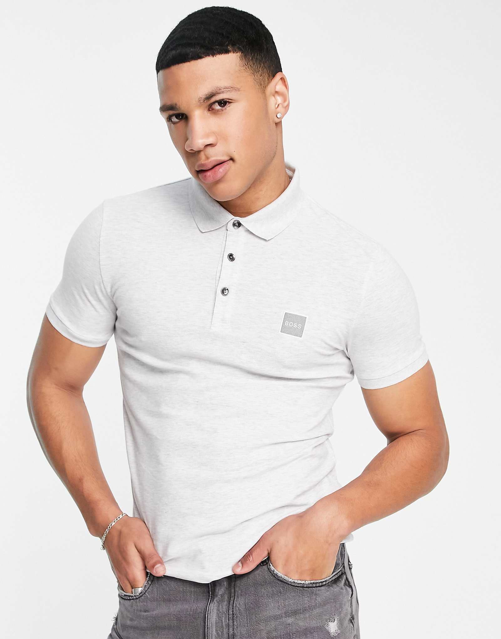 BOSS Passenger polo темно-белого цвета 16690₽