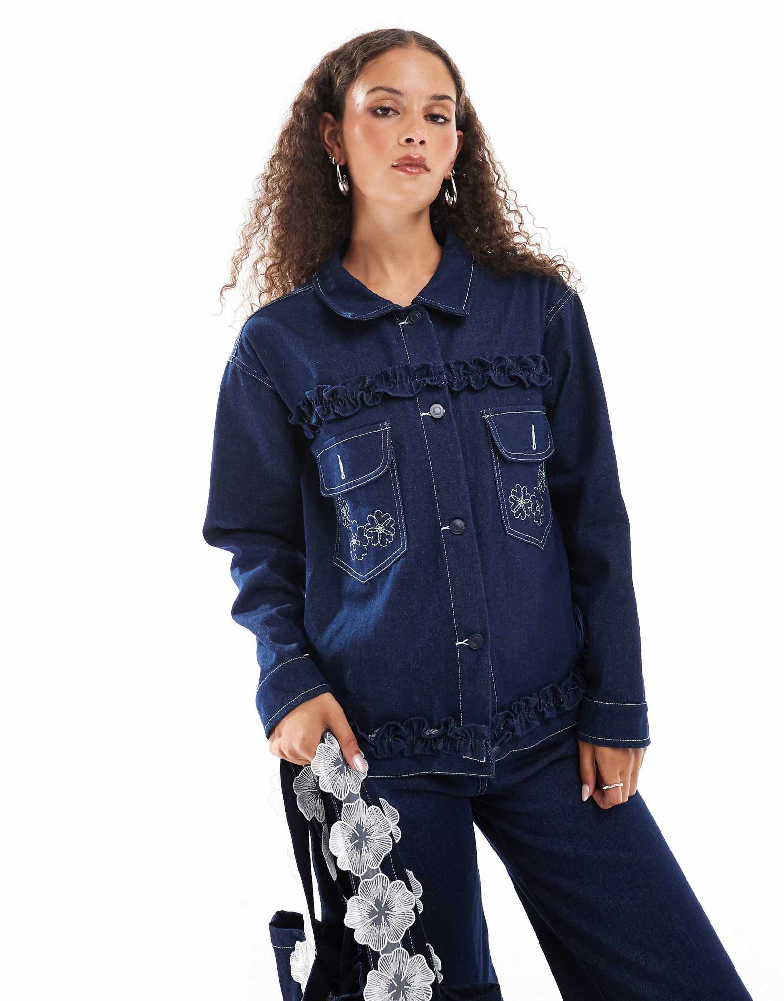 Вышитая джинсовая куртка Dream Sister Jane - часть комплекта 19290₽