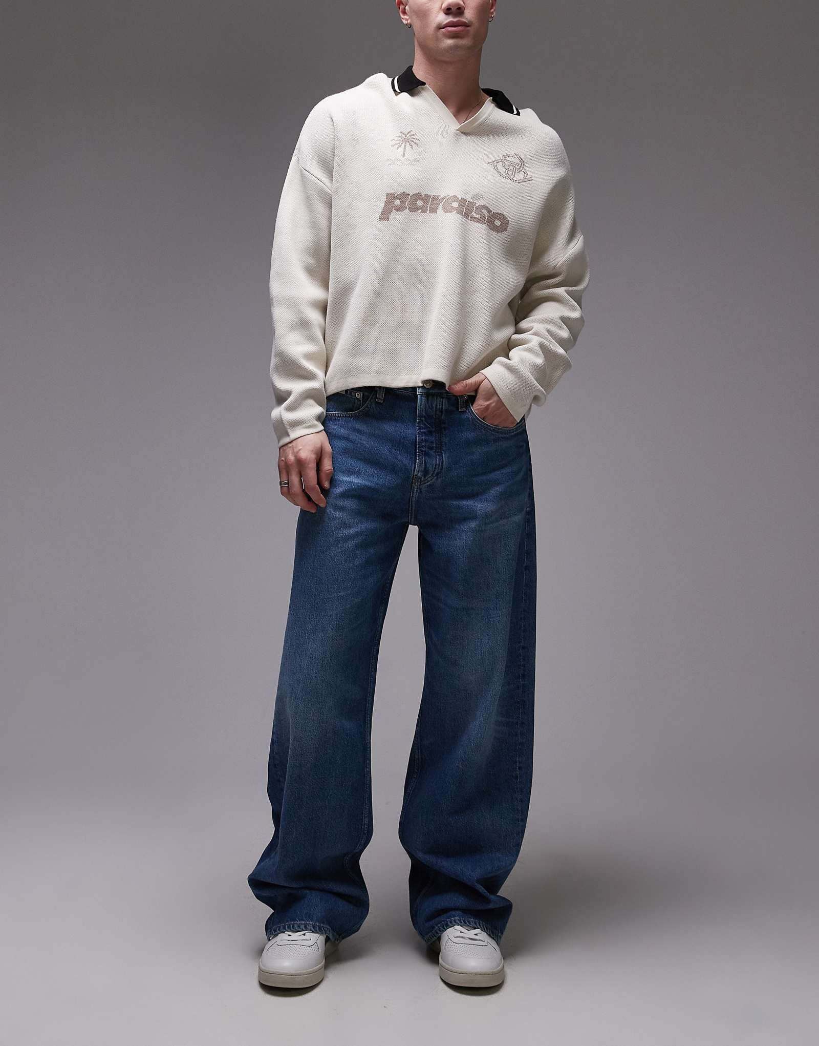 Свободные джинсы Calvin Klein Jeans 90-х годов после средней стирки 18190₽