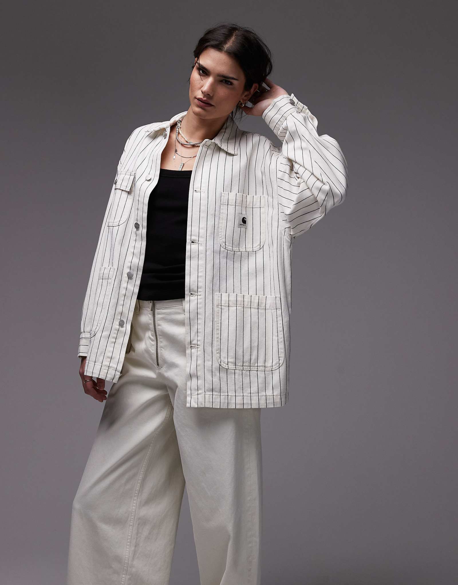 Куртка Carhartt WIP Hendry в тонкую полоску 25890₽