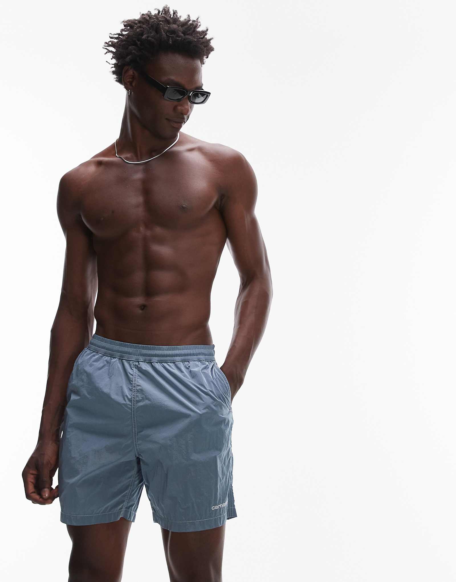 Купальник Carhartt WIP canby темно-синего цвета