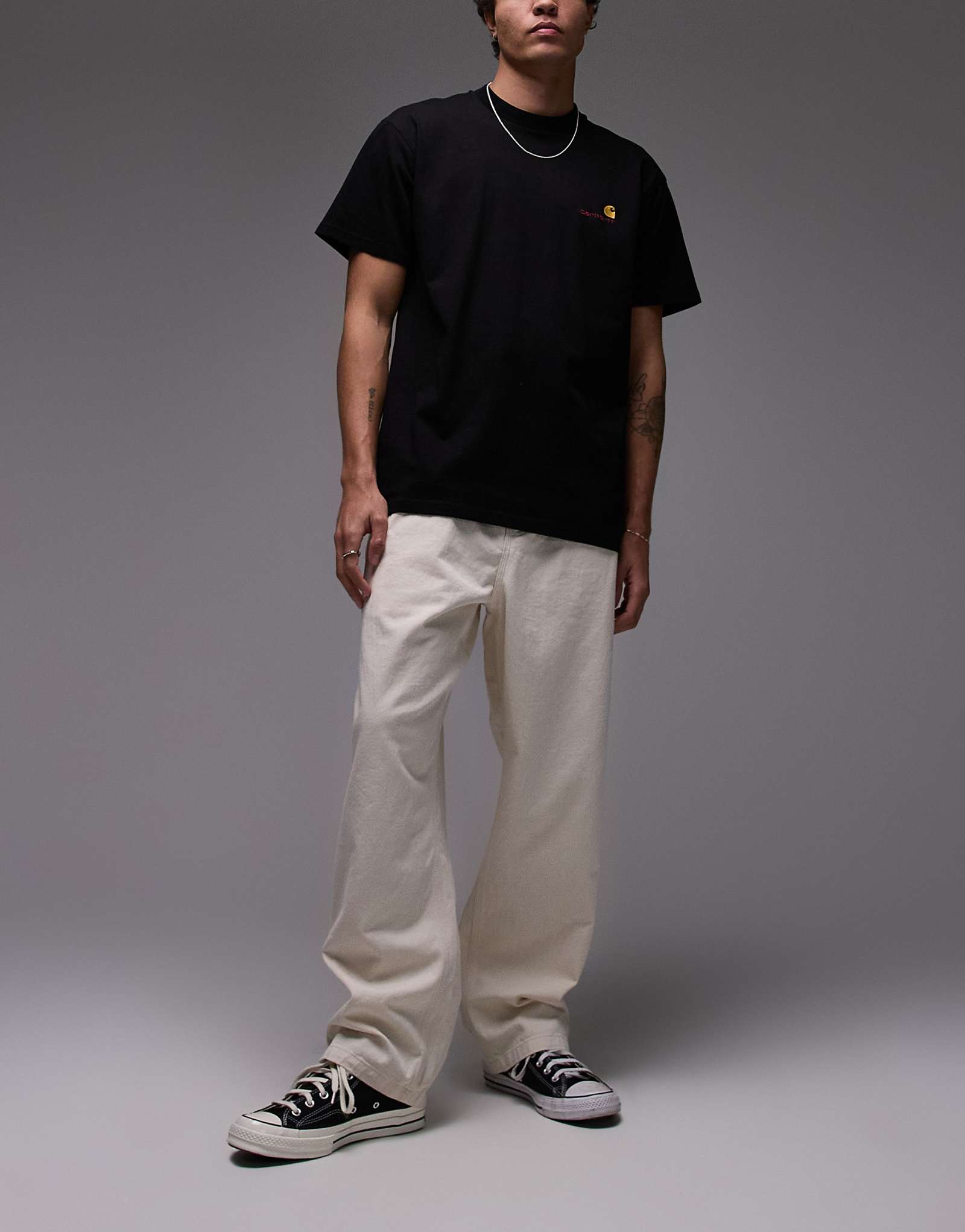 Брюки Carhartt WIP Albert бежевого цвета