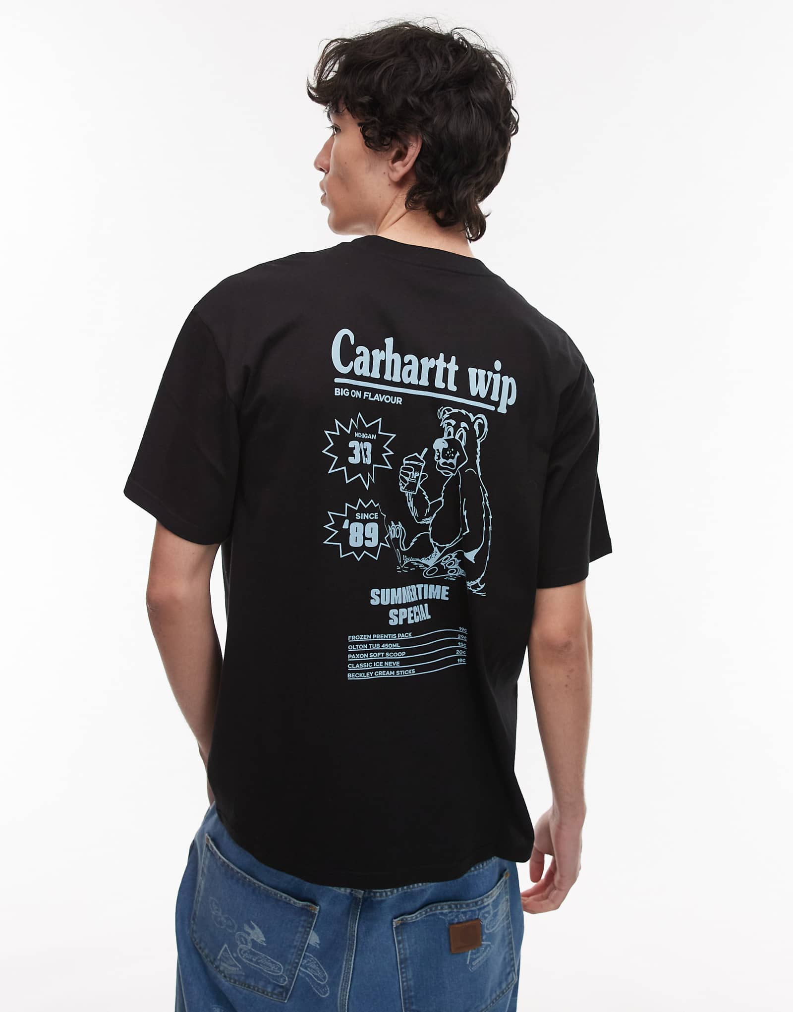 Футболка с рисунком из каталога Carhartt WIP черного цвета 11790₽