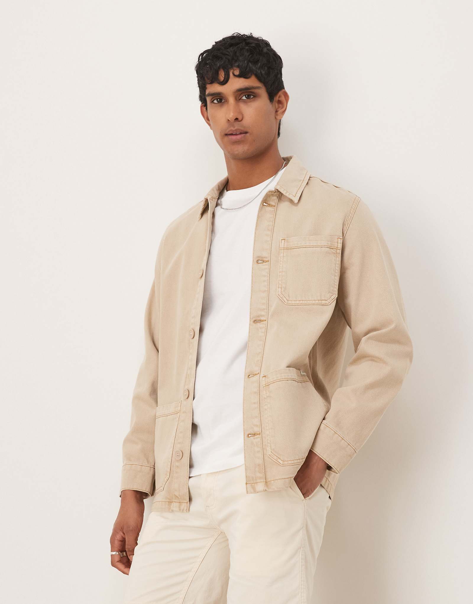 Джинсовая куртка Scalpers Felix темно-серого цвета 15190₽