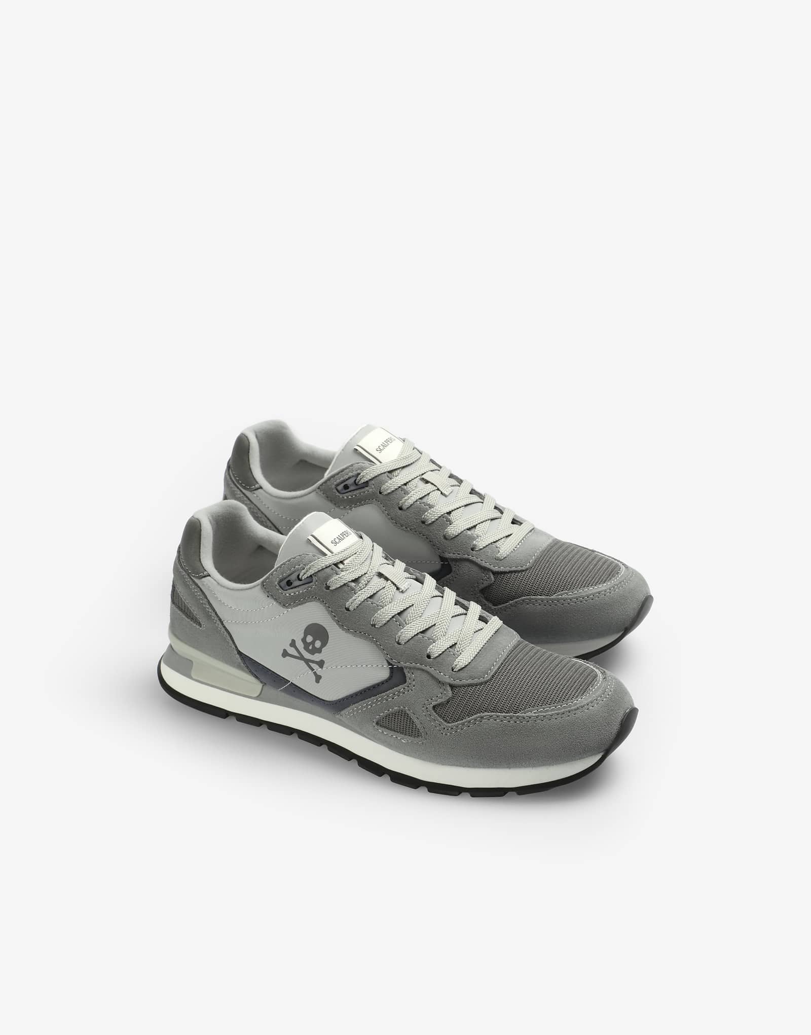 Кроссовки Scalpers Nubryan серого цвета 16290₽