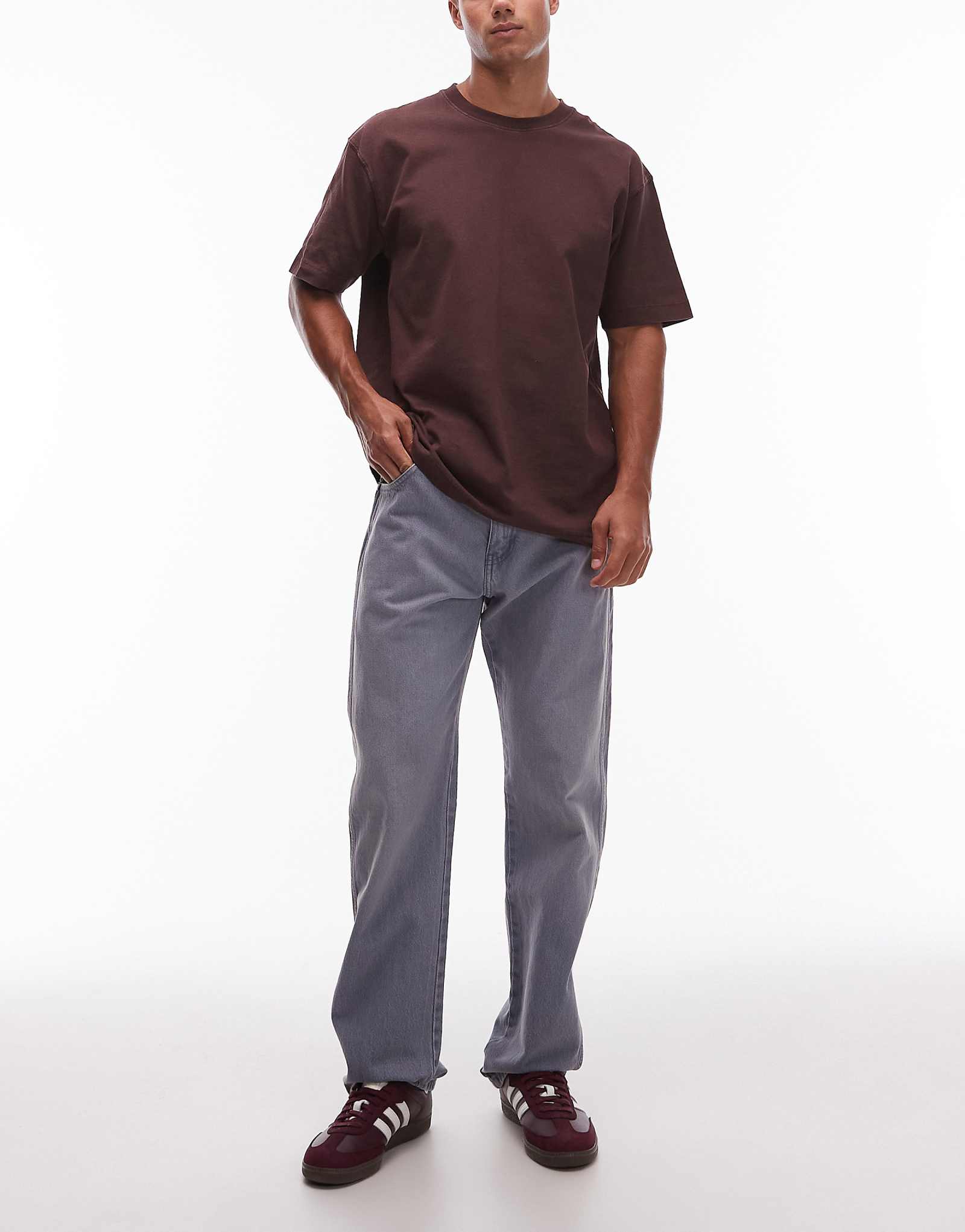 Джинсы свободного покроя прямого кроя Wrangler Frontier темно-синего цвета 24490₽