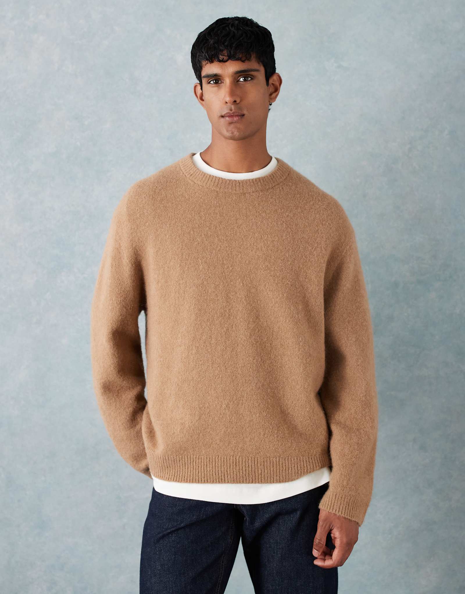 Свитер из верблюжьей шерсти ARKET из смеси шерсти альпаки 25290₽